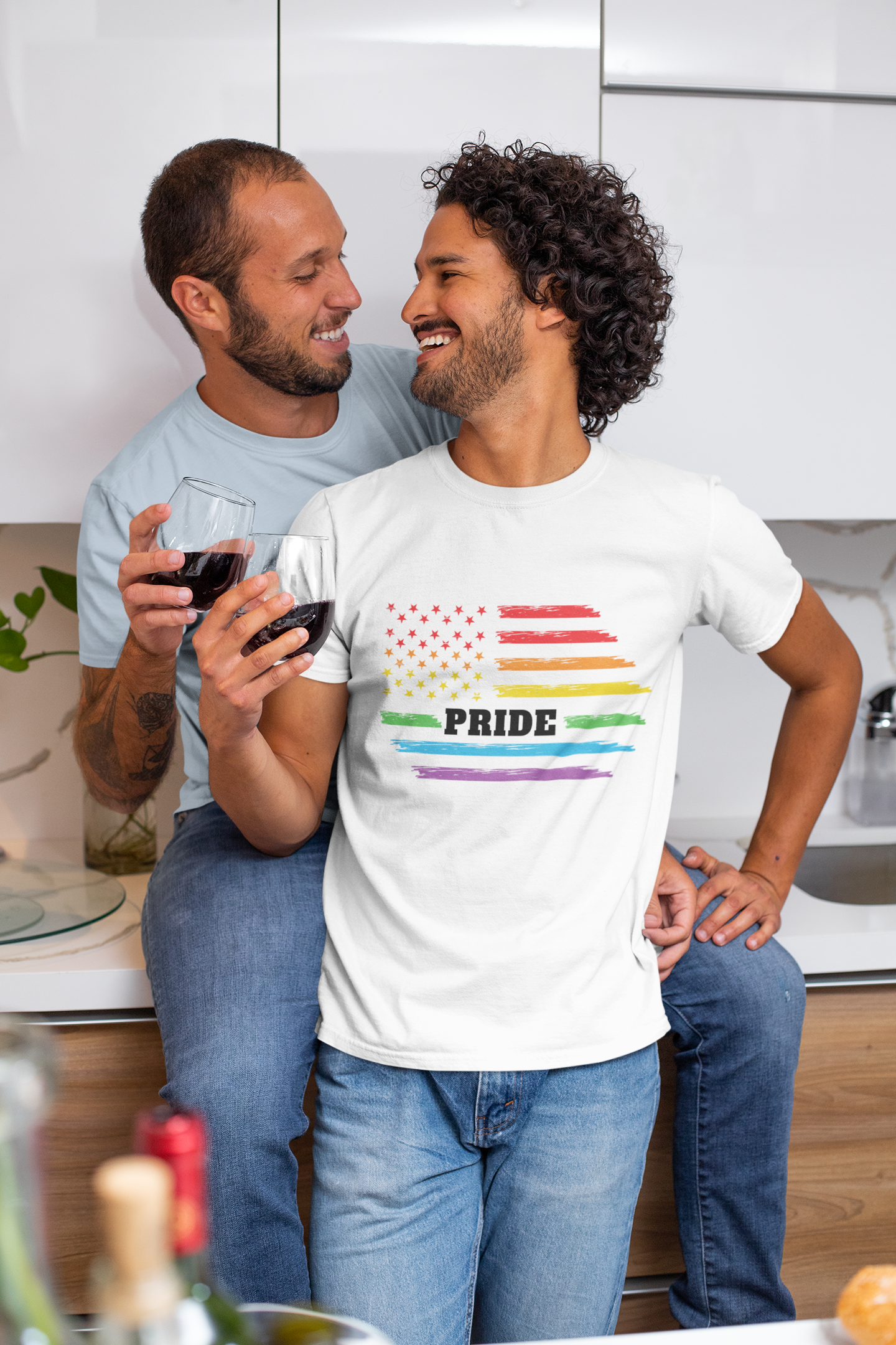 🏳️🌈 Pride Freedom Flag | Rainbow USA DTF Transfer FT703