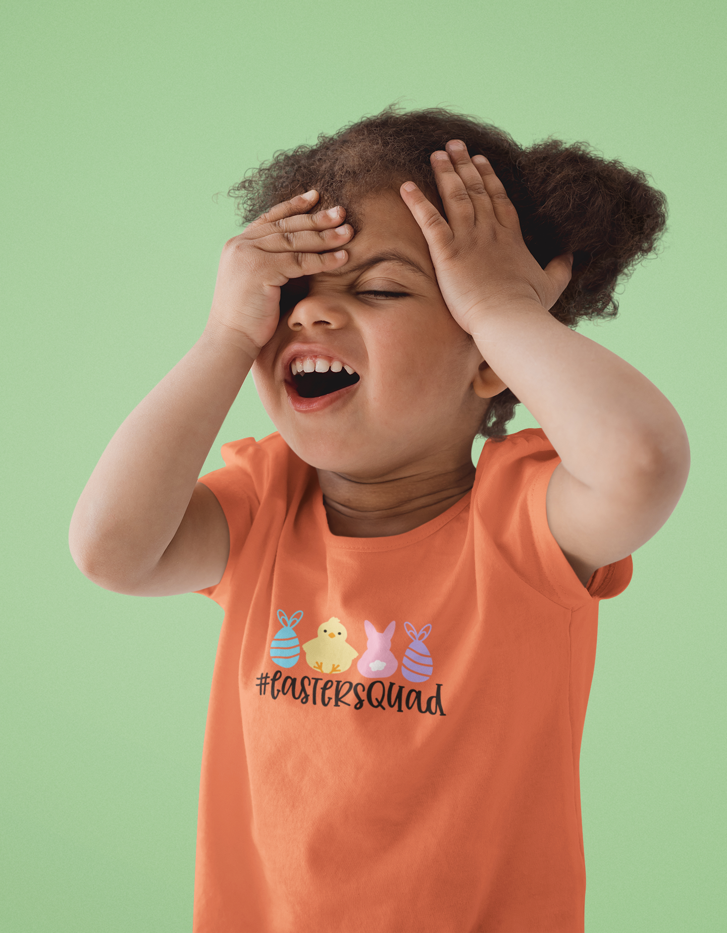 🌸 #EasterSquad Cute Chick & Bunny Black Font Design DTF Transfer FT369