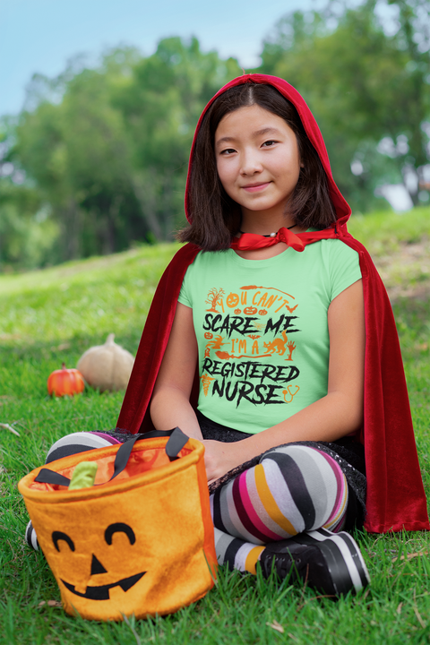 🩺🎃 You Can’t Scare Me – I’m a Registered Nurse | Split Layout DTF Transfer FT638