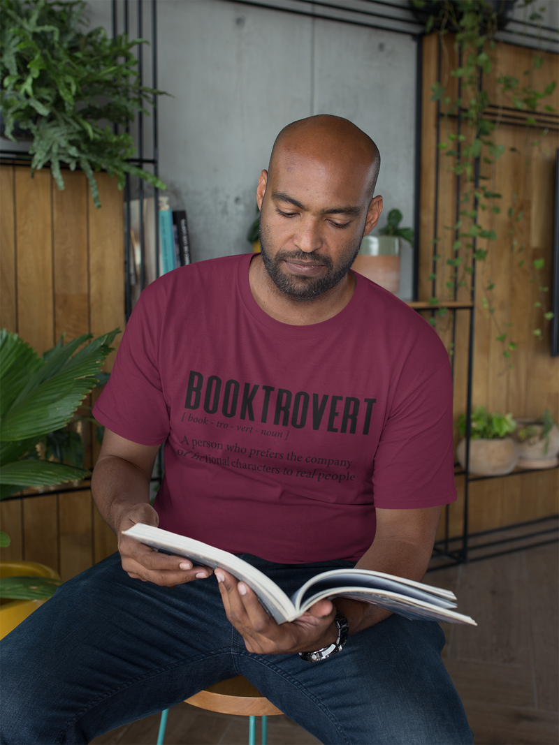 📚 Booktrovert – Literary Definition - Black Font DTF Transfer FT727