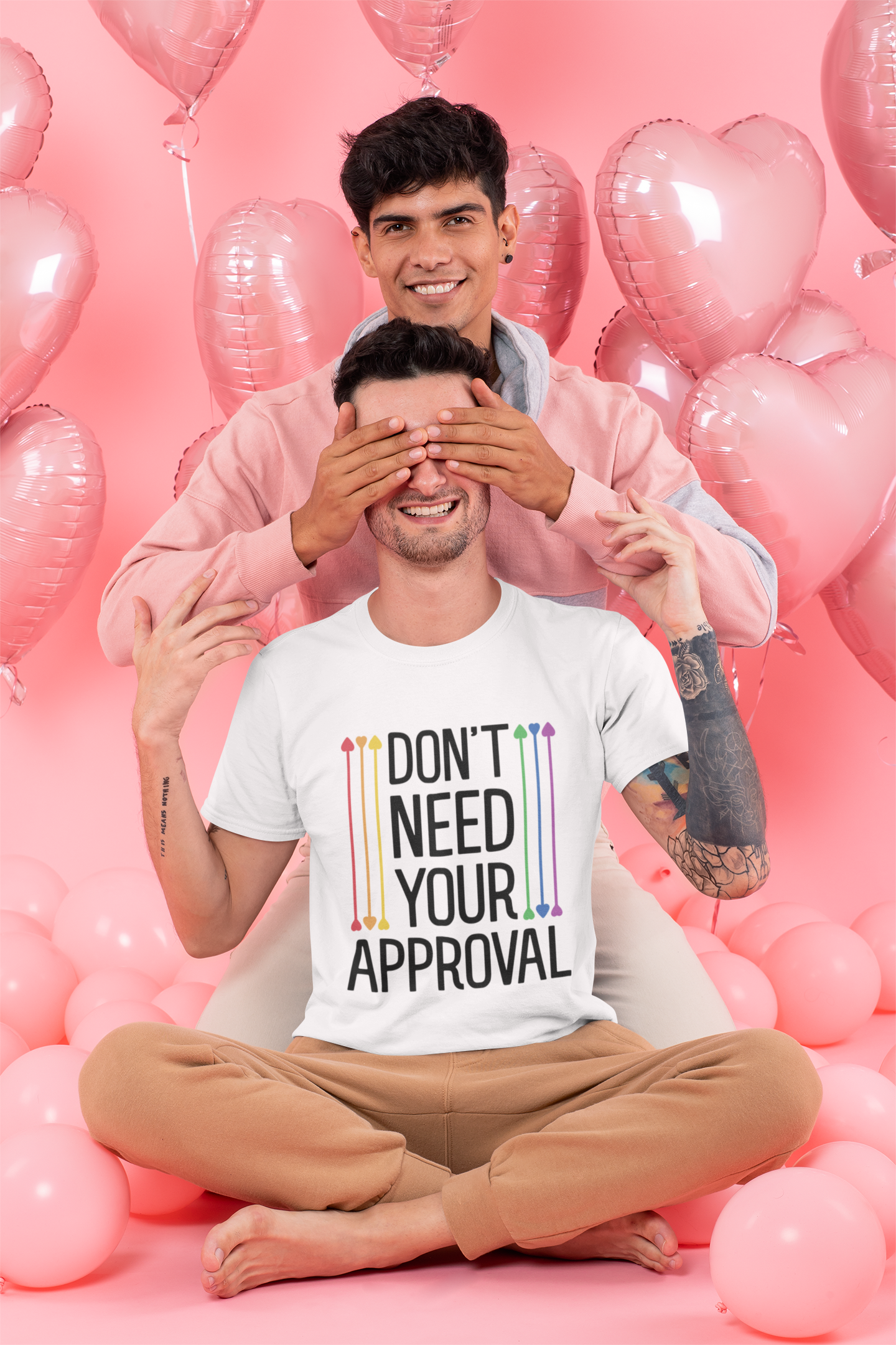 🏳️🌈 Don't Need Your Approval| Minimal Pride Arrows DTF Transfer FT697