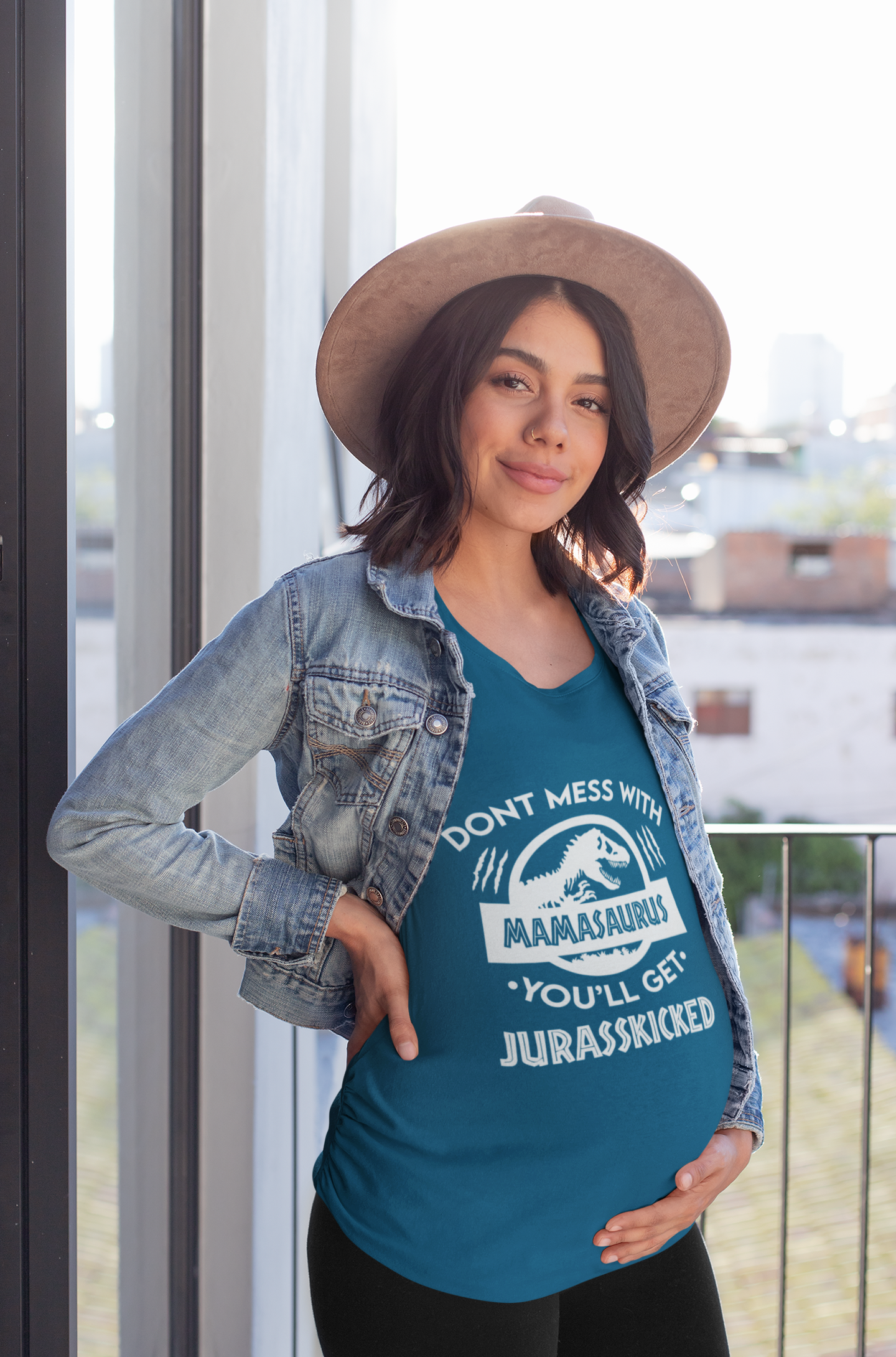 🦖 Don’t Mess With Mamasaurus | Bold Mom DTF Transfer FT857