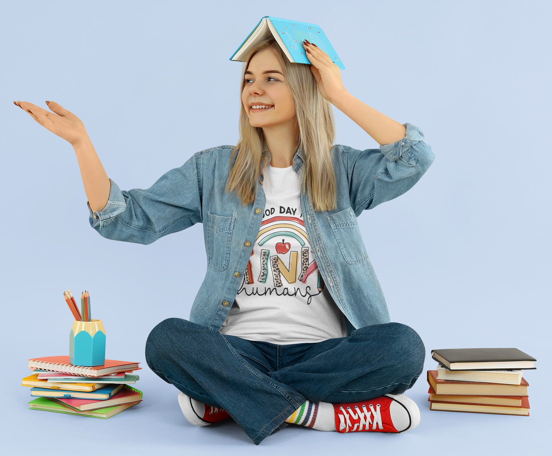 🌈🍎 Tiny – Teacher Icons | Playful School DTF Transfer FT798