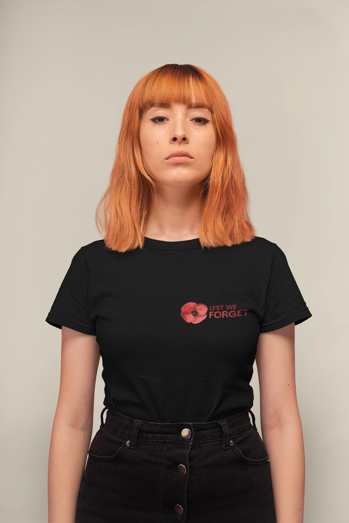 🌹 Lest We Forget | Watercolor Poppy Memorial Edition Design DTF Transfer FT992