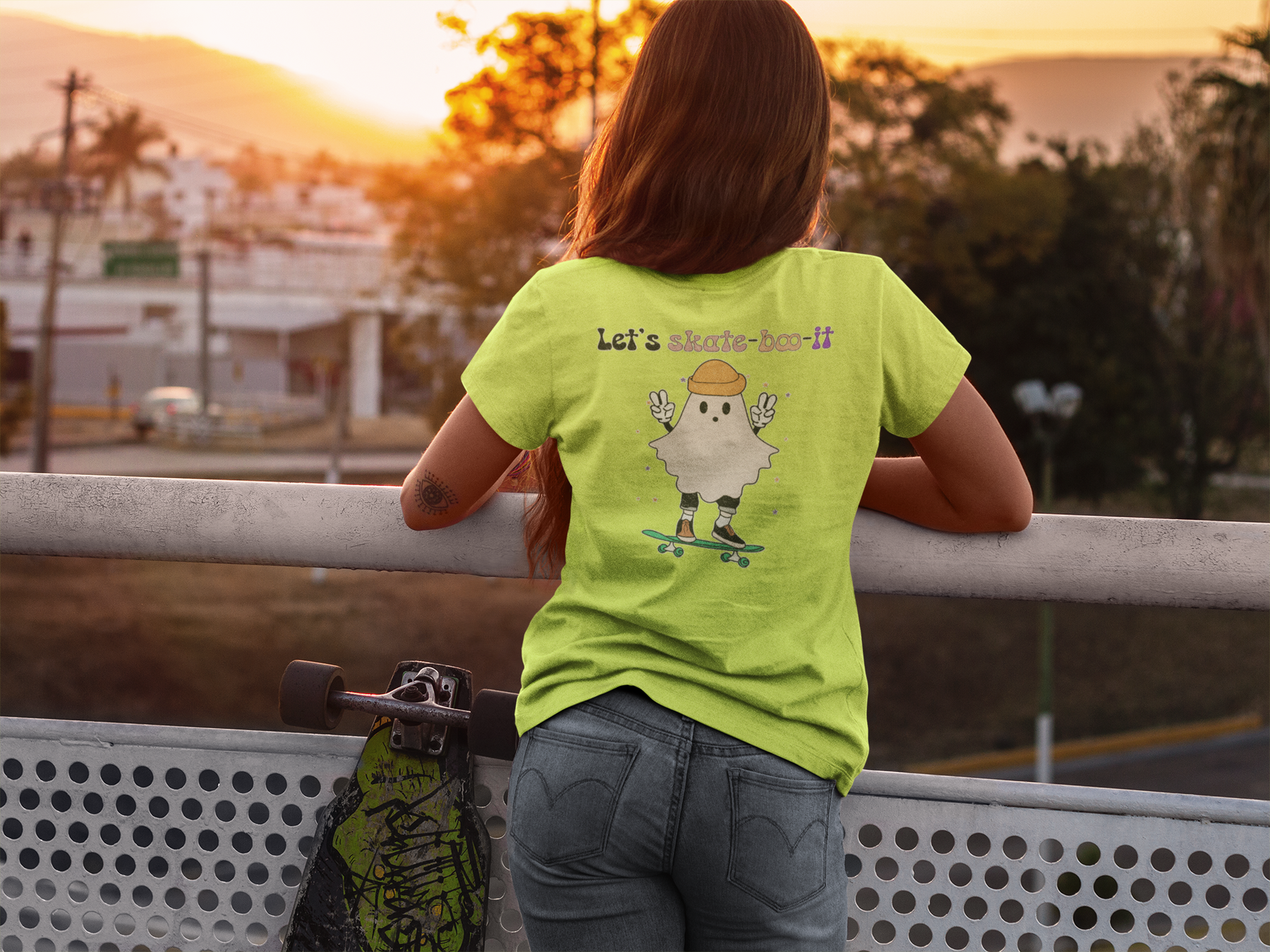 🛹👻 “Let’s Skate-Boo-It” DTF Transfer FT516