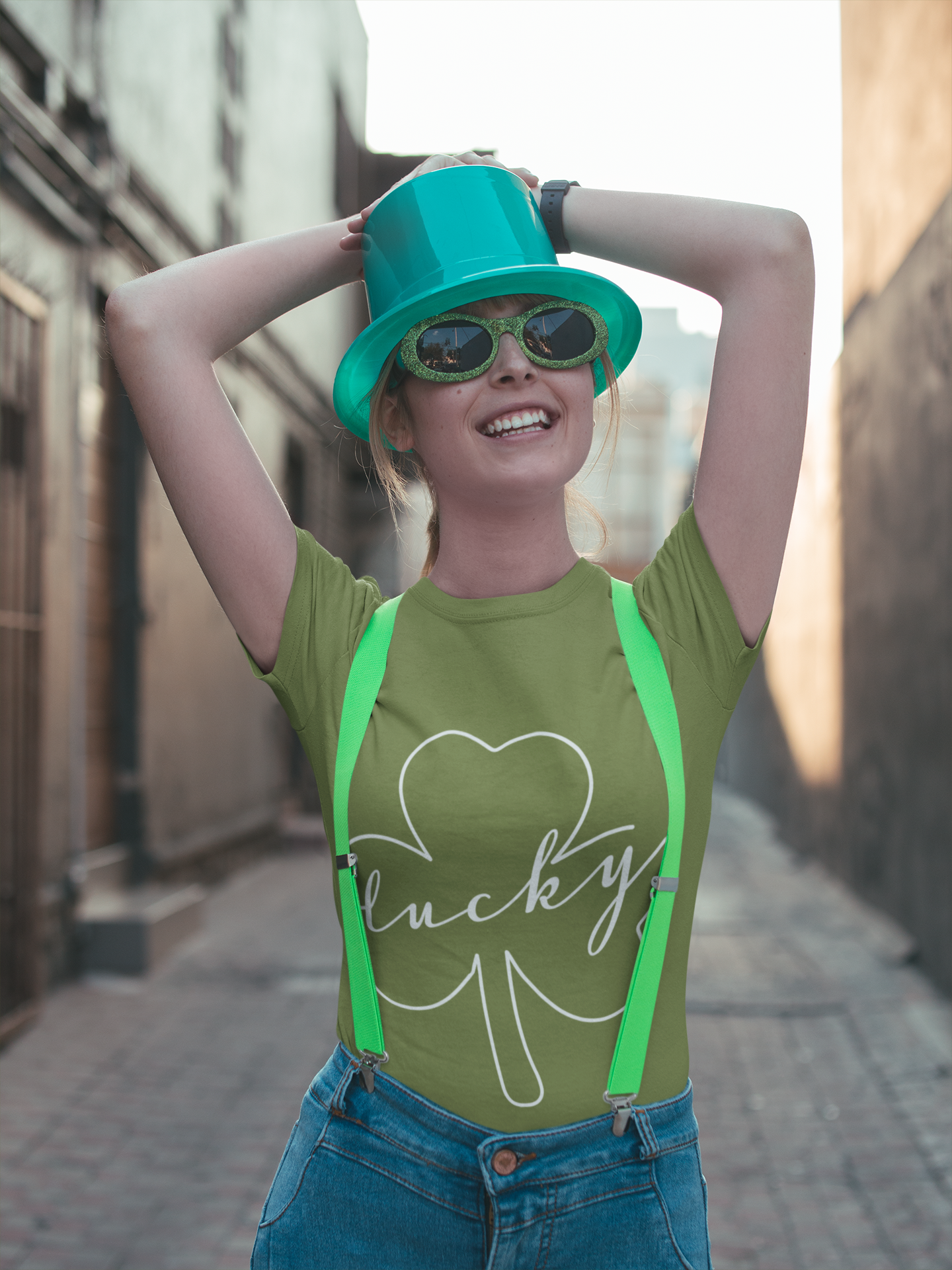 🍀 Lucky Clover Simple & Chic St. Patrick’s Day Design DTF Transfer FT381