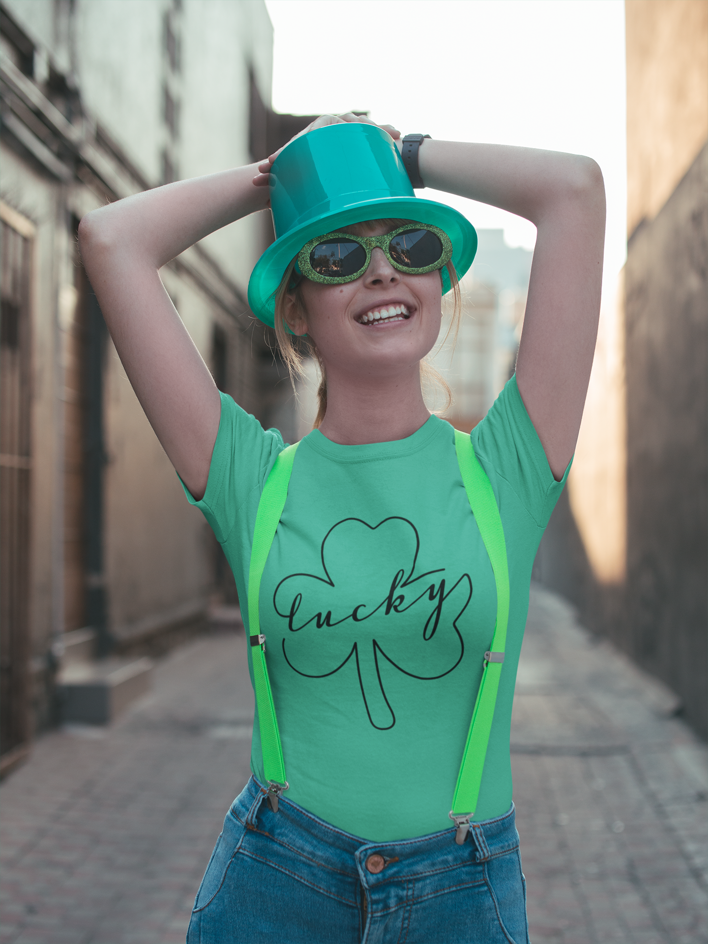 🍀 Lucky Clover Design DTF Transfer FT382