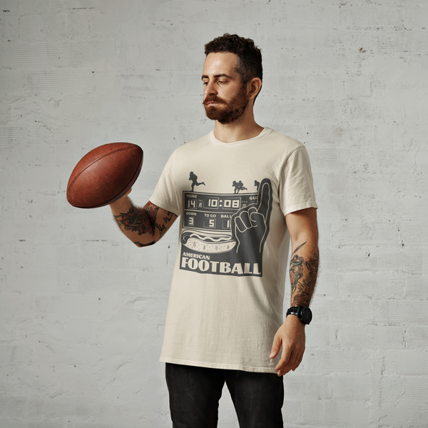 🏈🔥 American Football Game Day – Scoreboard Style DTF Transfer FT1218