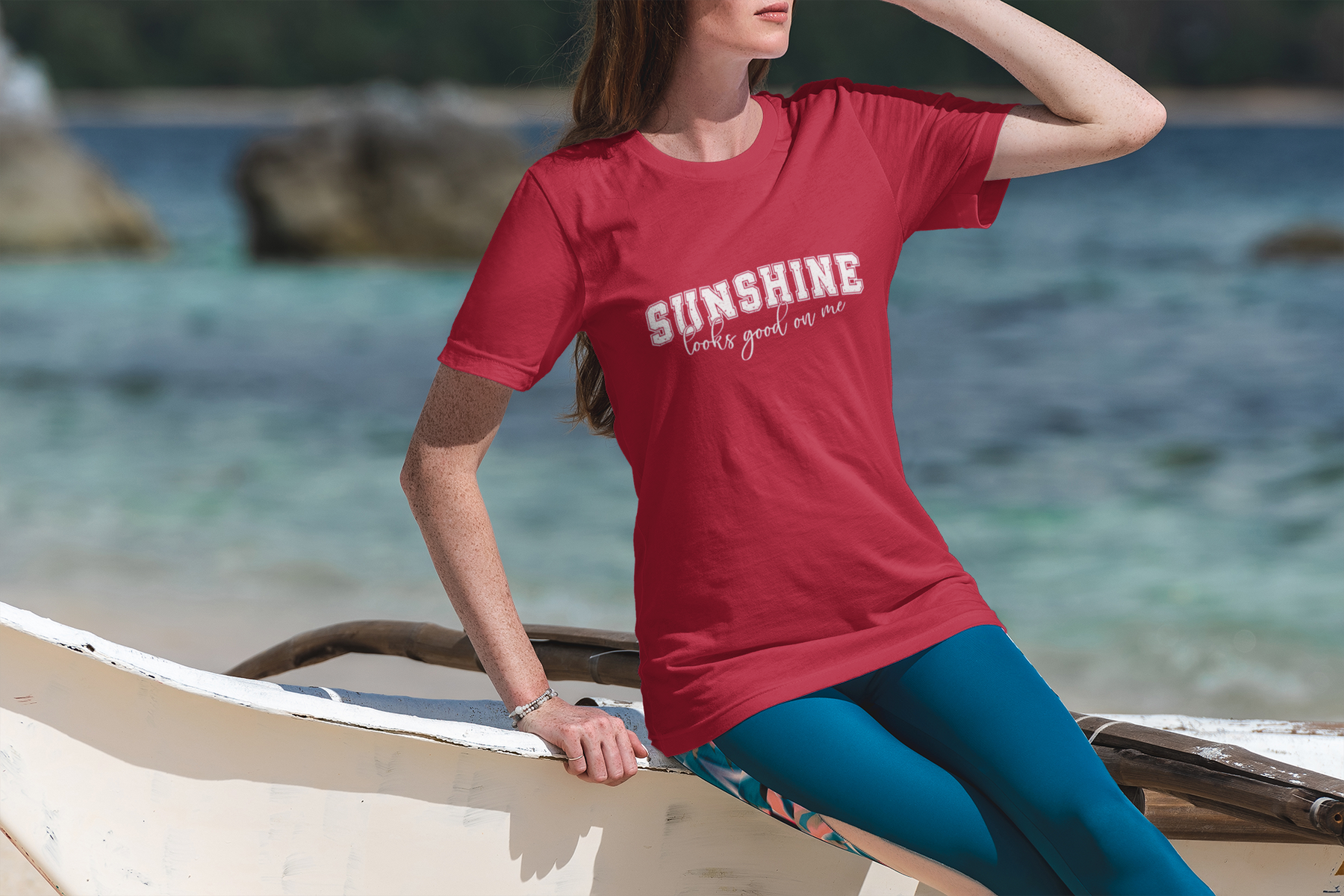 ☀️😎 Sunshine Looks Good on Me Design 2 DTF Transfer FT263