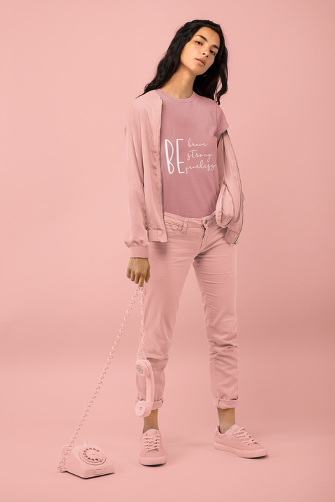 🤍 Be Brave, Strong & Fearless  | Statement DTF Transfer FT819