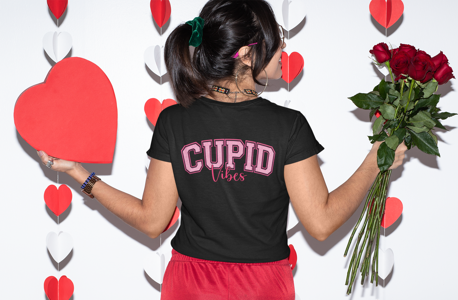 💘🏹 CUPID VIBES – Valentine’s Day Statement | DTF Transfer FT1089
