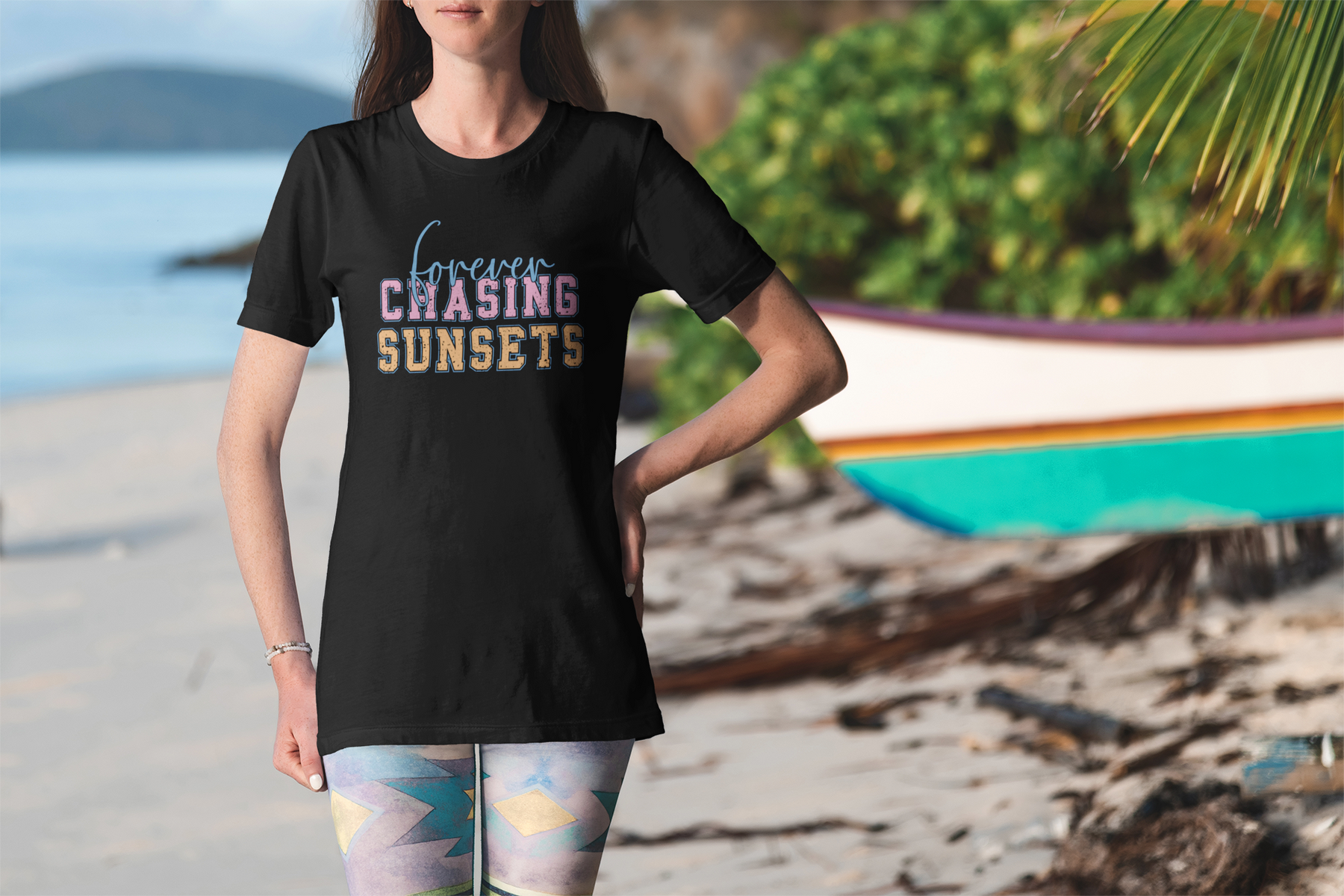 🌅✨ Forever Chasing Sunsets Design 3 DTF Transfer FT261