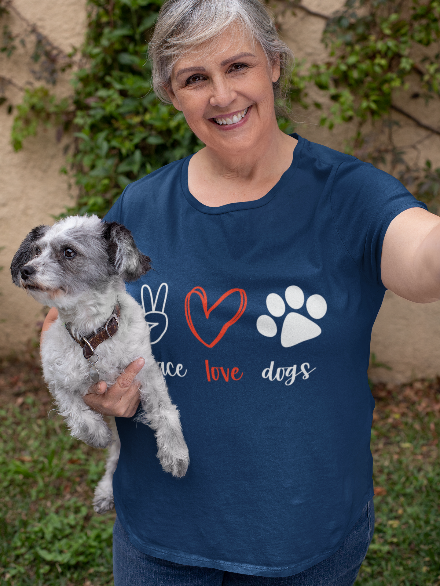 ✌️❤️🐾 Peace Love Dogs Design DTF Transfer FT397