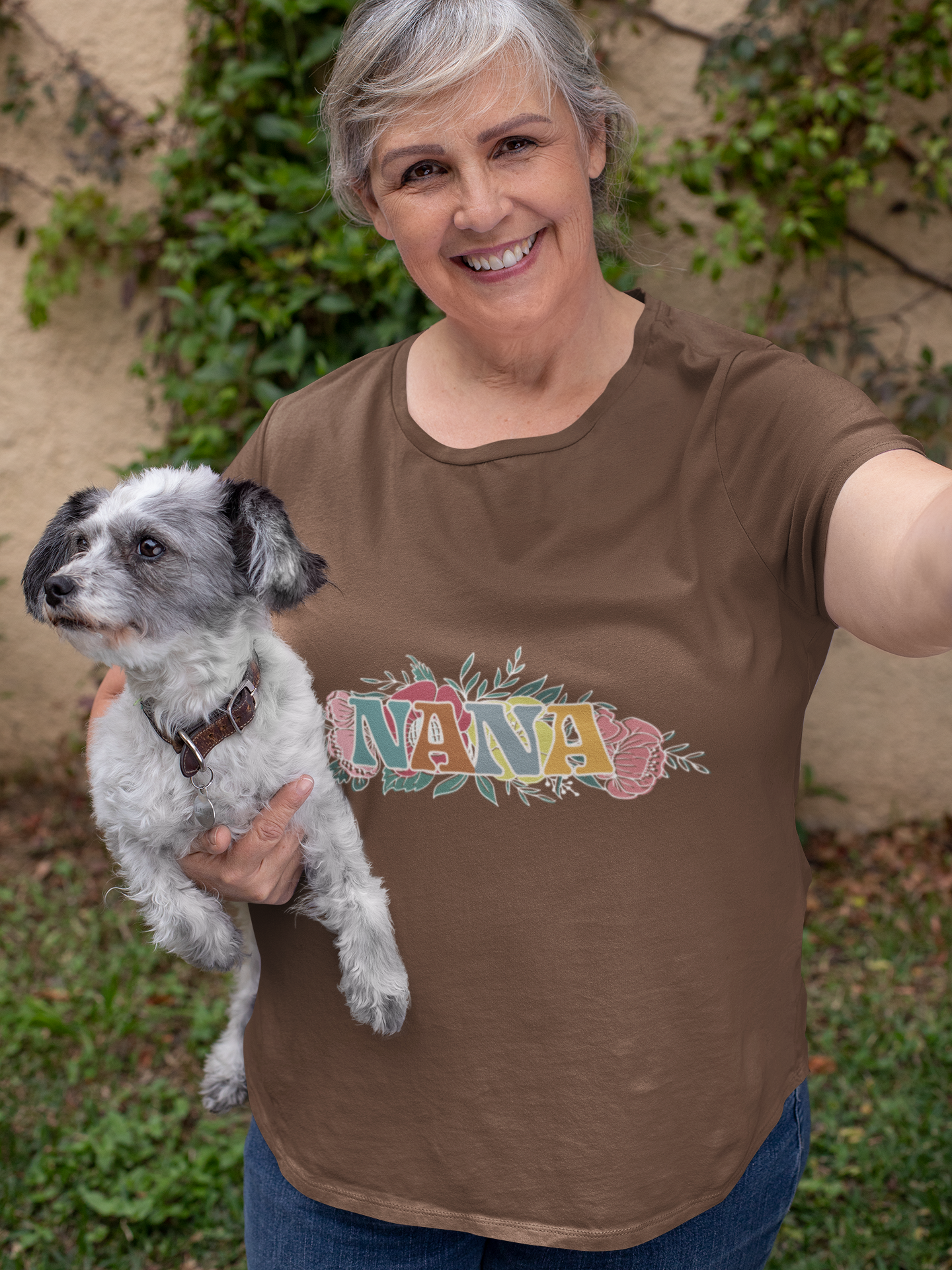 🌸🌿 NANA – Floral Name DTF Transfer FT620