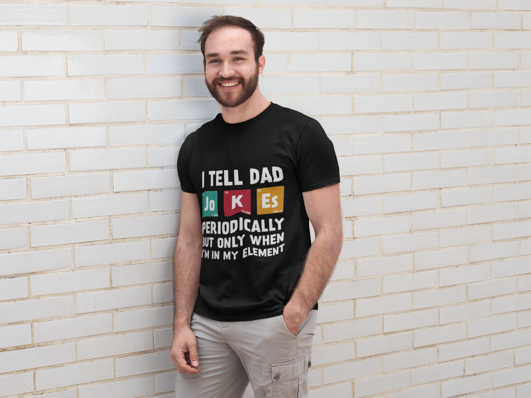🧪 I Tell Dad Jokes | Periodic Humor DTF Transfer FT701