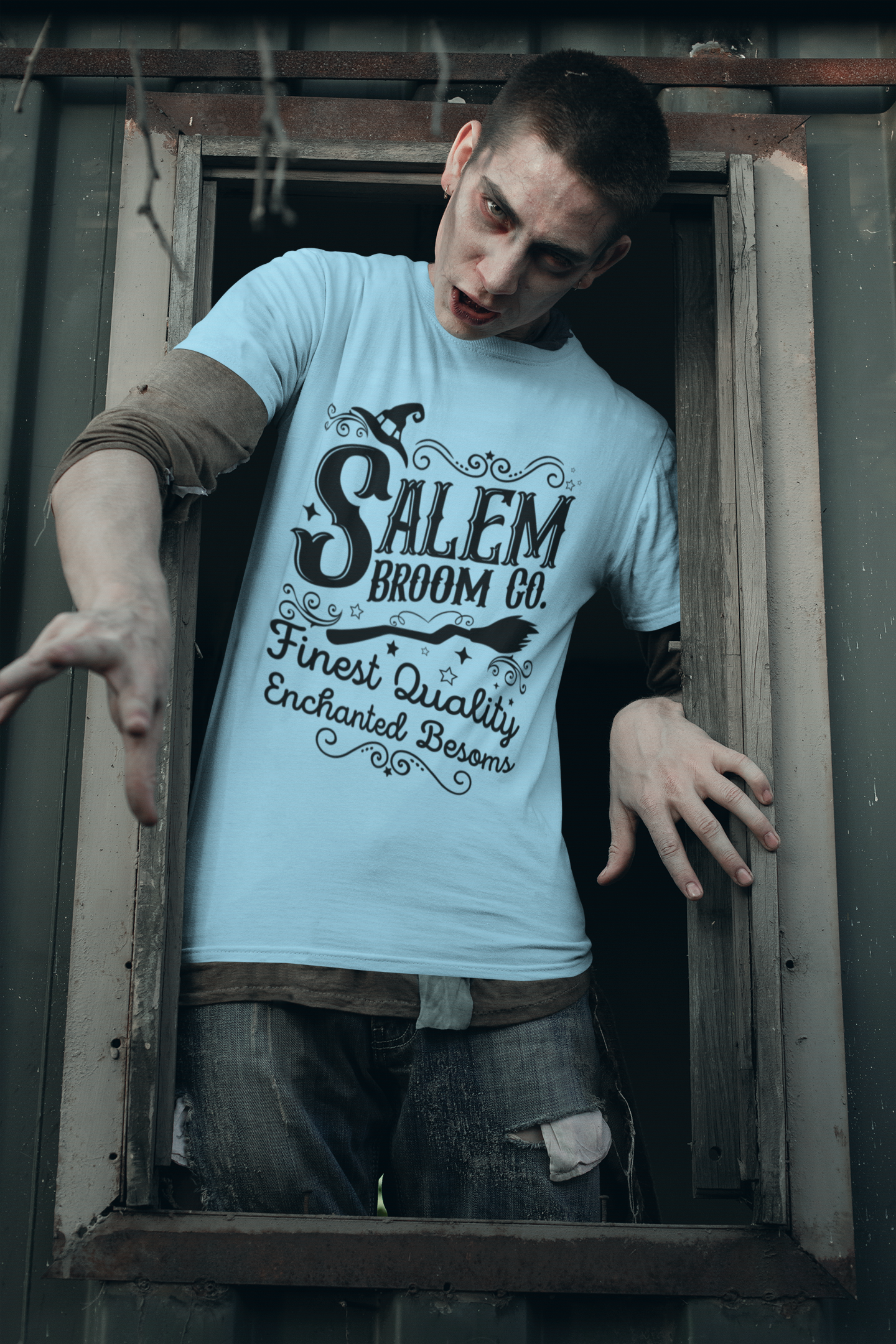 🎃 Salem Broom Go DTF Transfer FT223