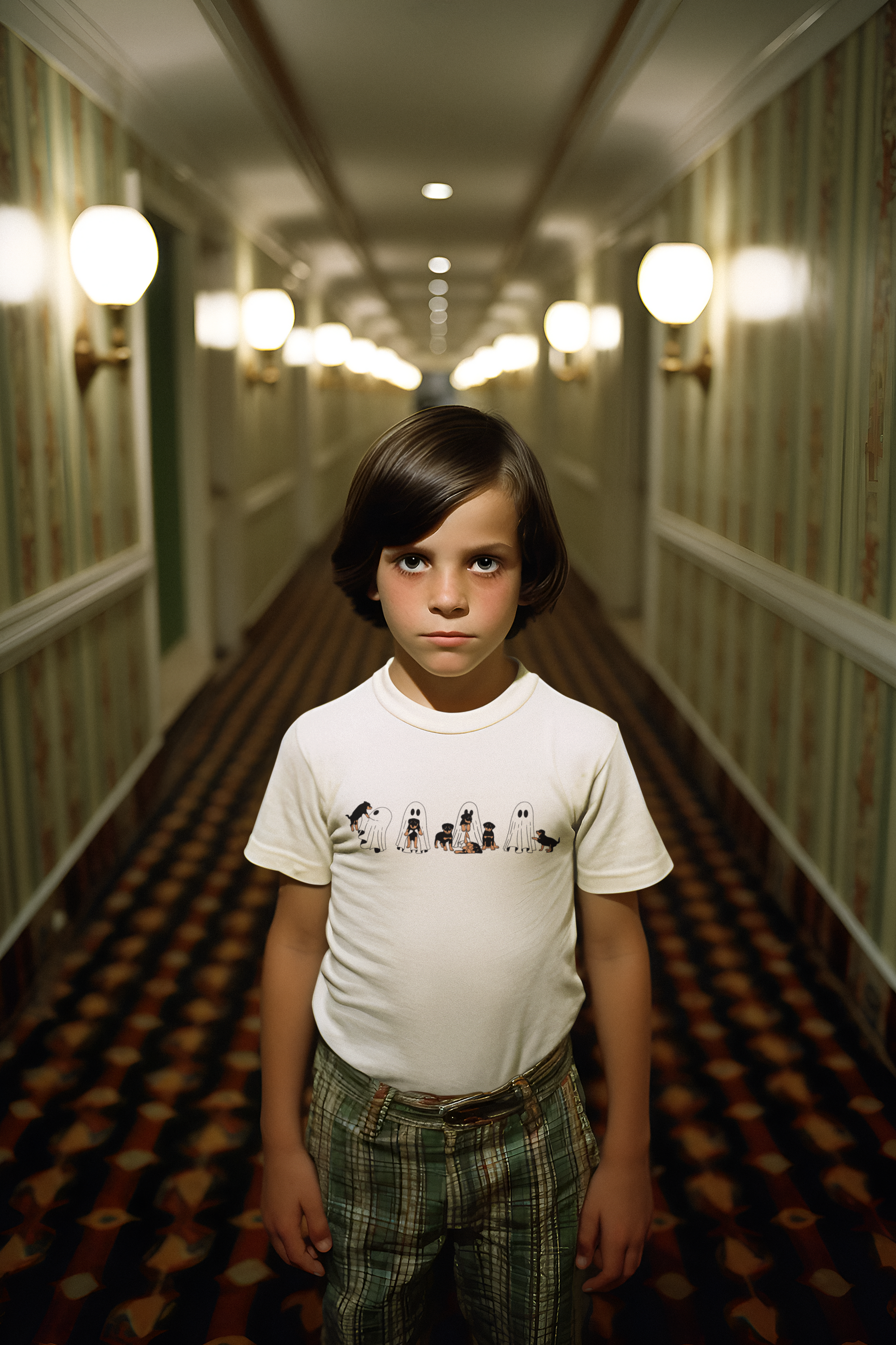 🐾👻 Ghost Puppies Design DTF Transfer FT316