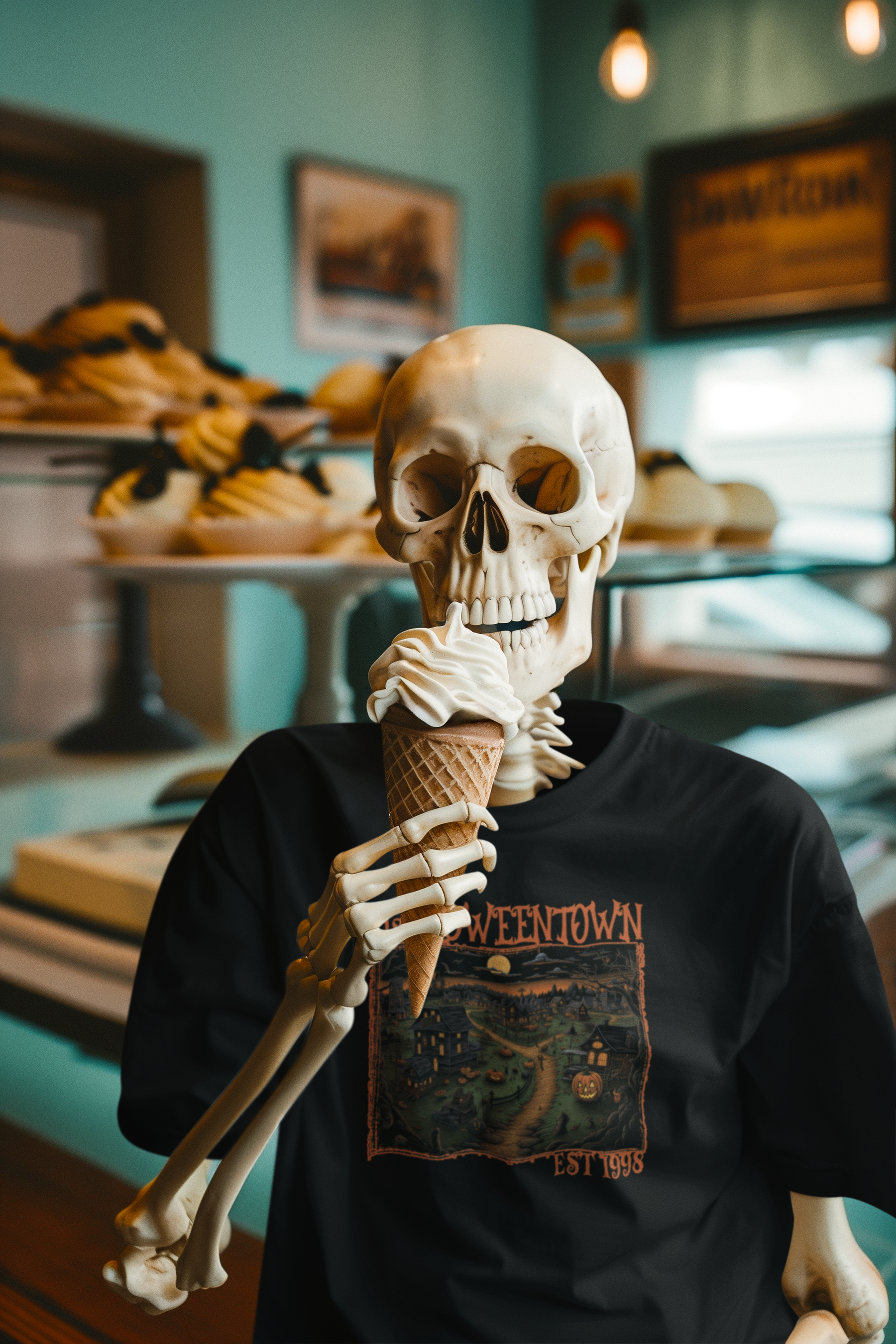 🕯️🎃 Halloween Town Art Series Est. 1998 Design DTF Transfer FT289