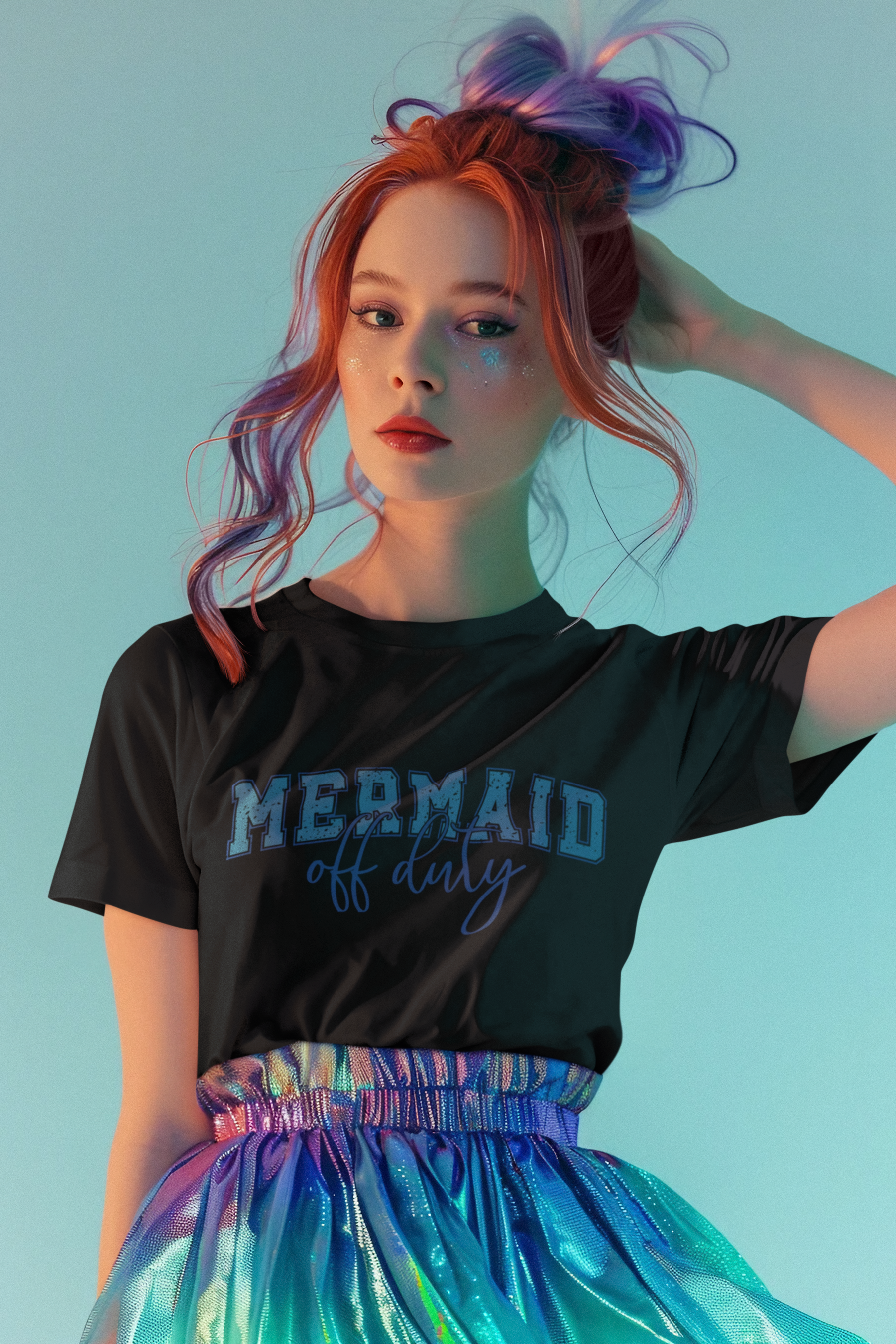 🧜🌊 Mermaid Off Duty Design 3 DTF Transfer FT258