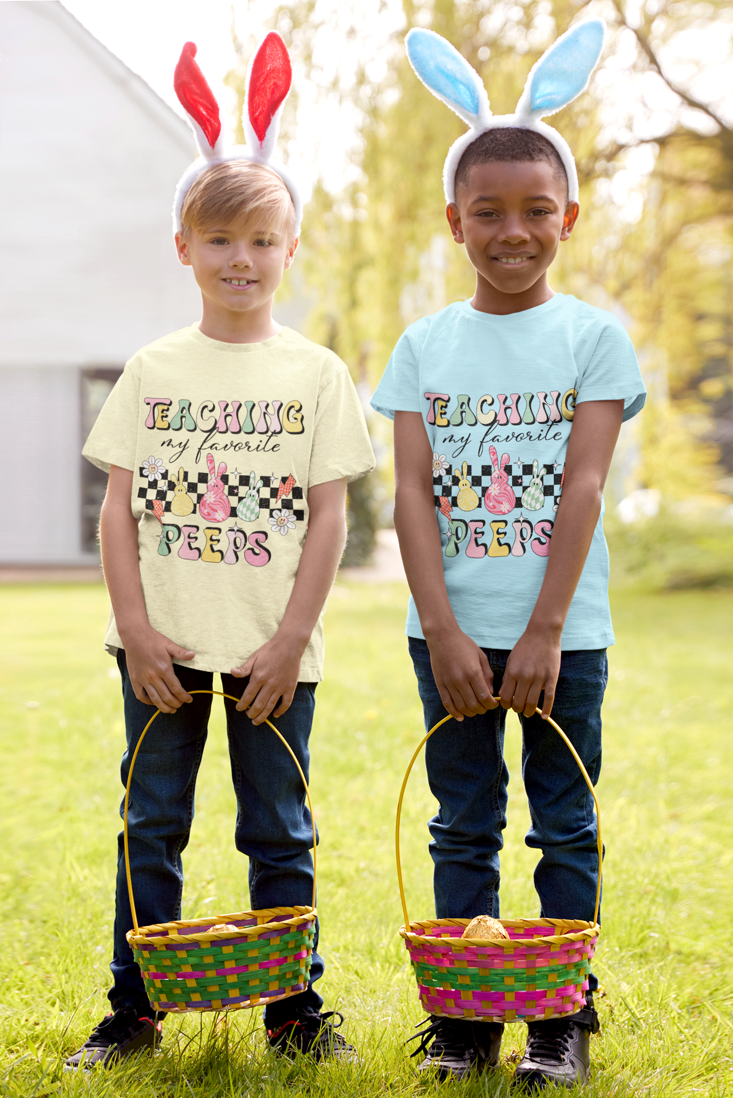 🐰 Teaching My Favorite Peeps Funny Design DTF Transfer FT350