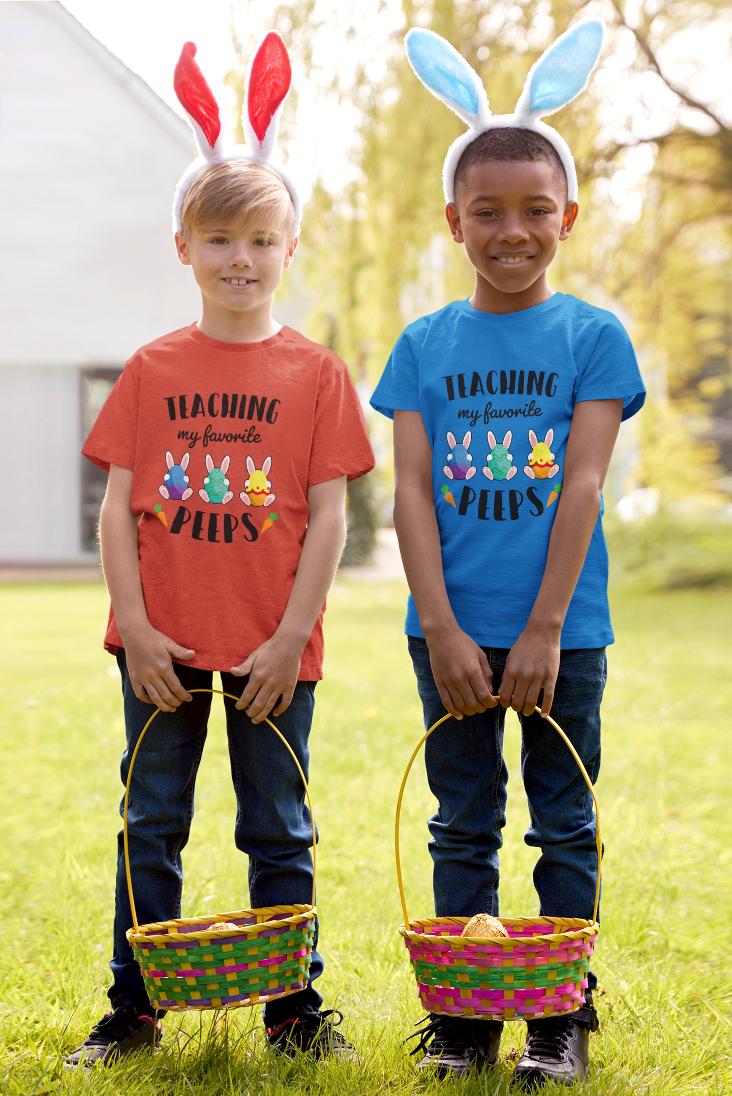 🐰 Teaching My Favorite Peeps Black Design DTF Transfer FT347