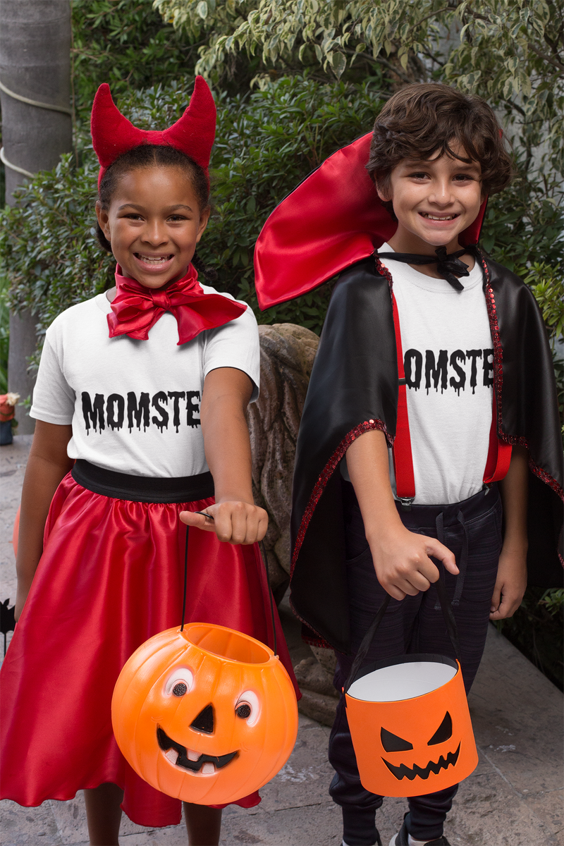 👻🩸 MOMSTER – For Halloween Black Font DTF Transfer  FT603