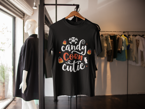 🍬🎃 “Candy Corn Cutie” DTF Transfer FT527
