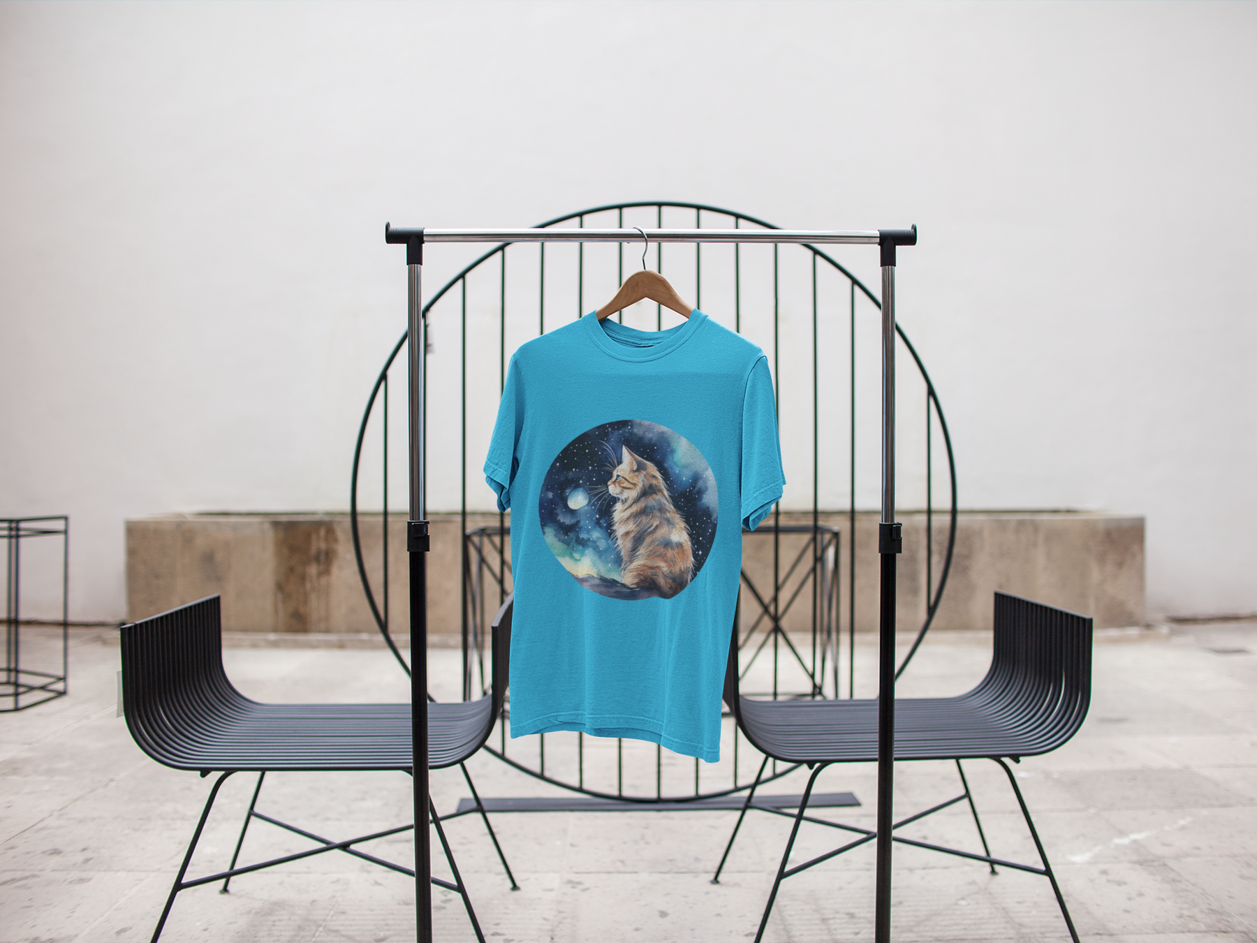 🌙🐈 The Immortal Cat of the Night Design DTF Transfer FT234