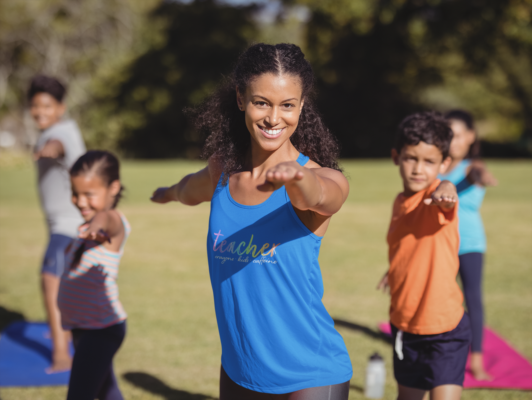 🌈📚 Teacher – Rainbow Gradient | Inclusive Education DTF Transfer FT674