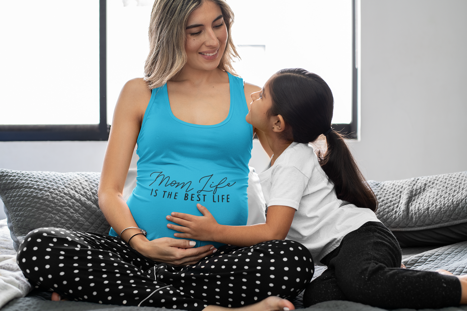 💖 Mom Life – Is the Best Life Black DTF Transfer FT880