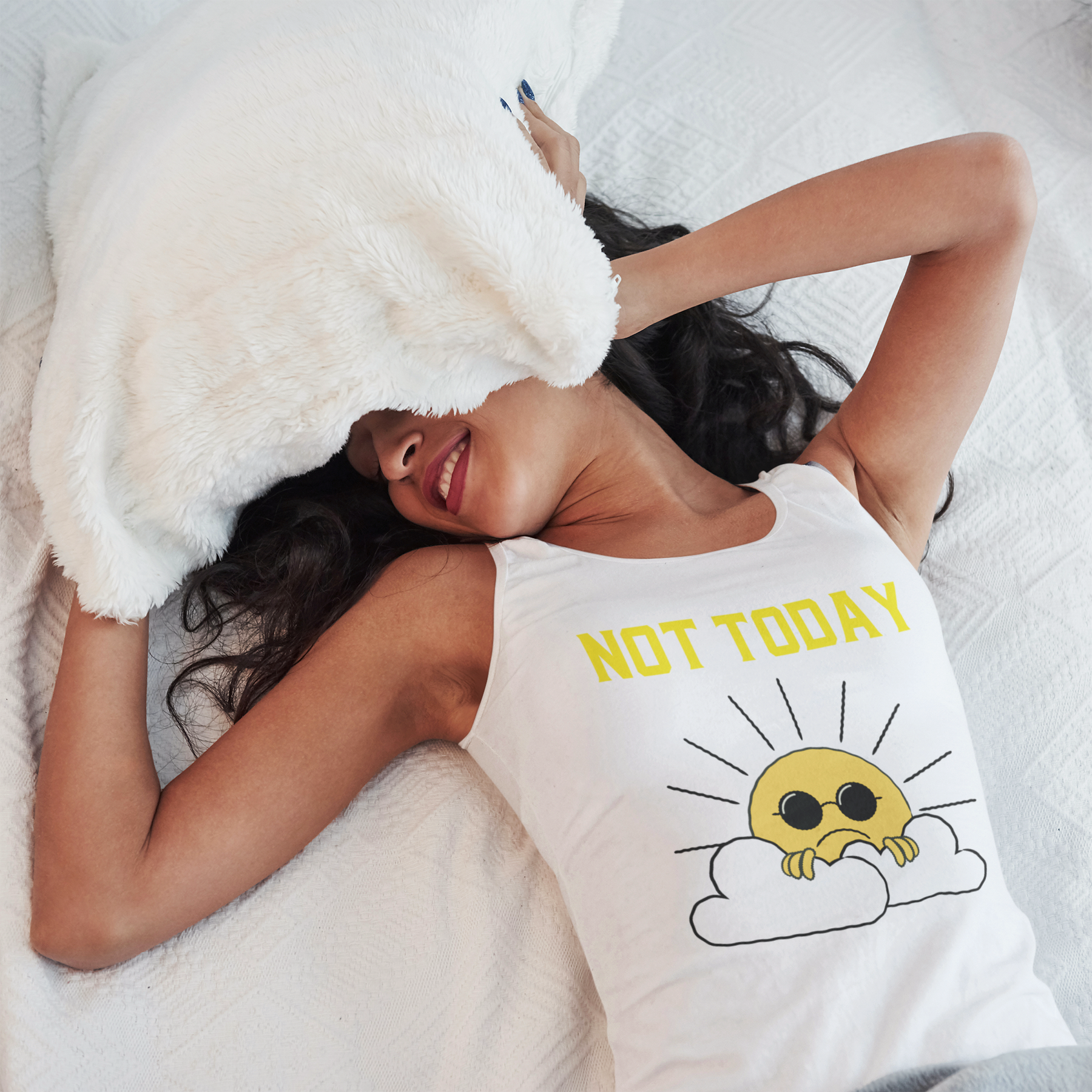 😤☁️ NOT TODAY | Moody Humor DTF Transfer FT839