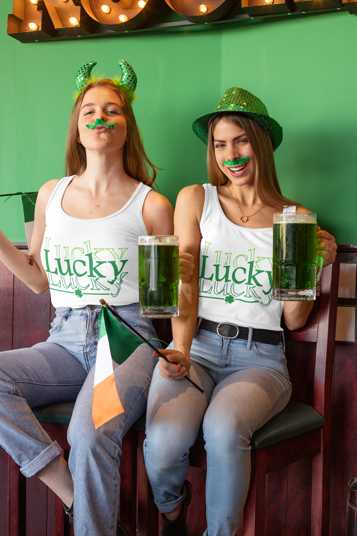 🍀 Lucky St. Patrick’s Day Shirt Print Design DTF Transfer FT380