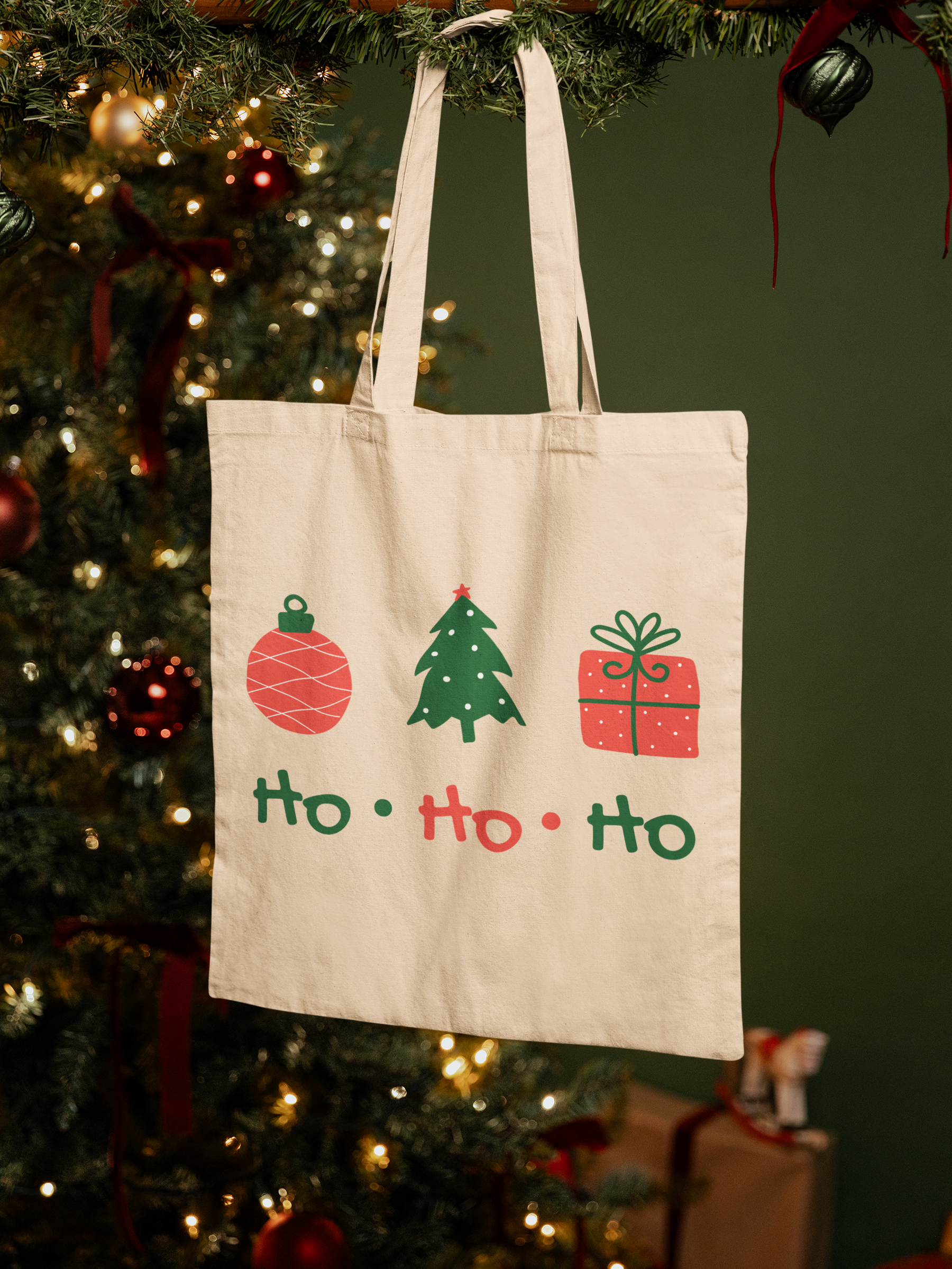 🎄 Ho Ho Ho Christmas Icons DTF Transfer FT439