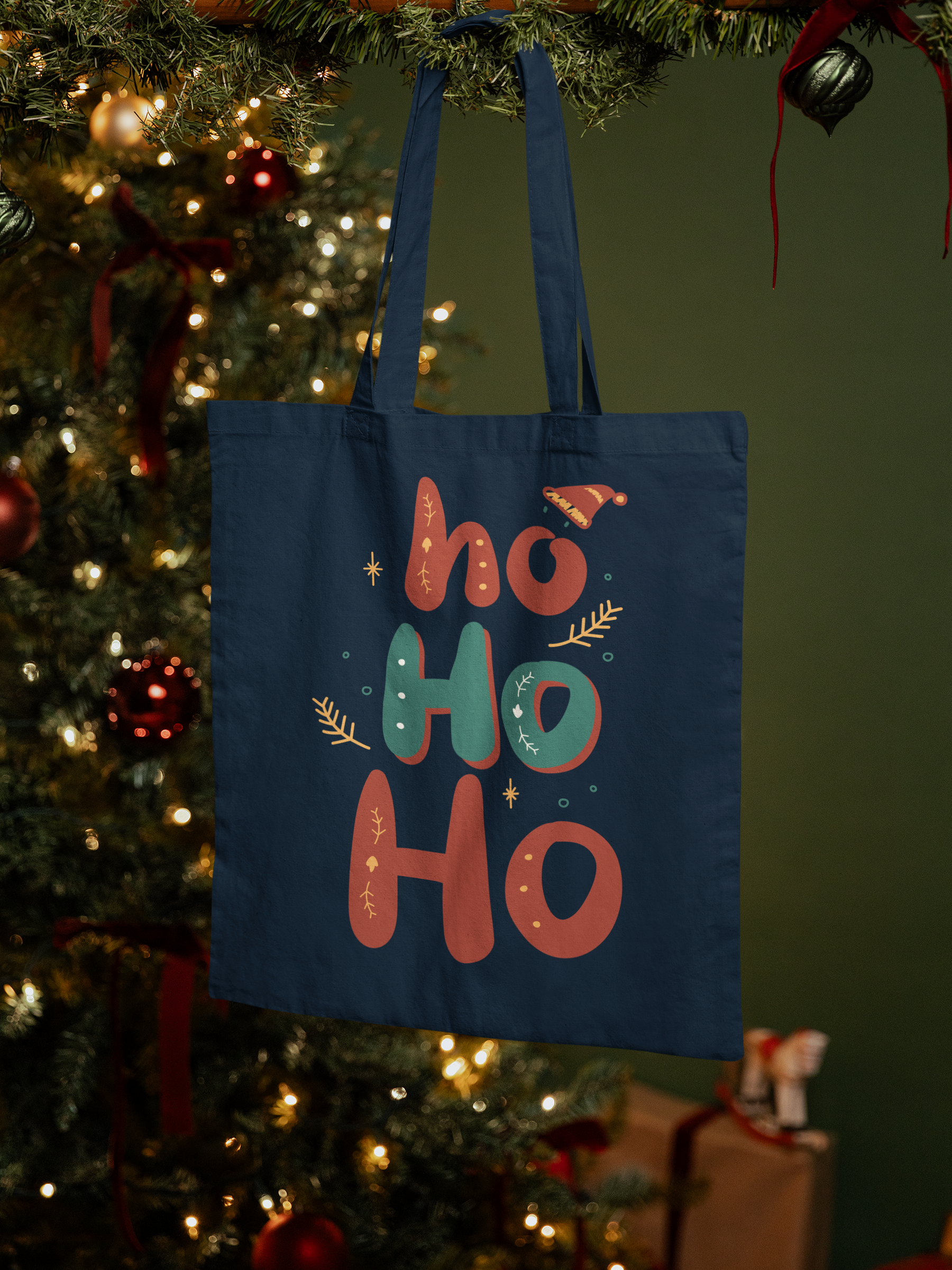 🎄 Minimalist “Ho Ho Ho”  DTF Transfer FT457