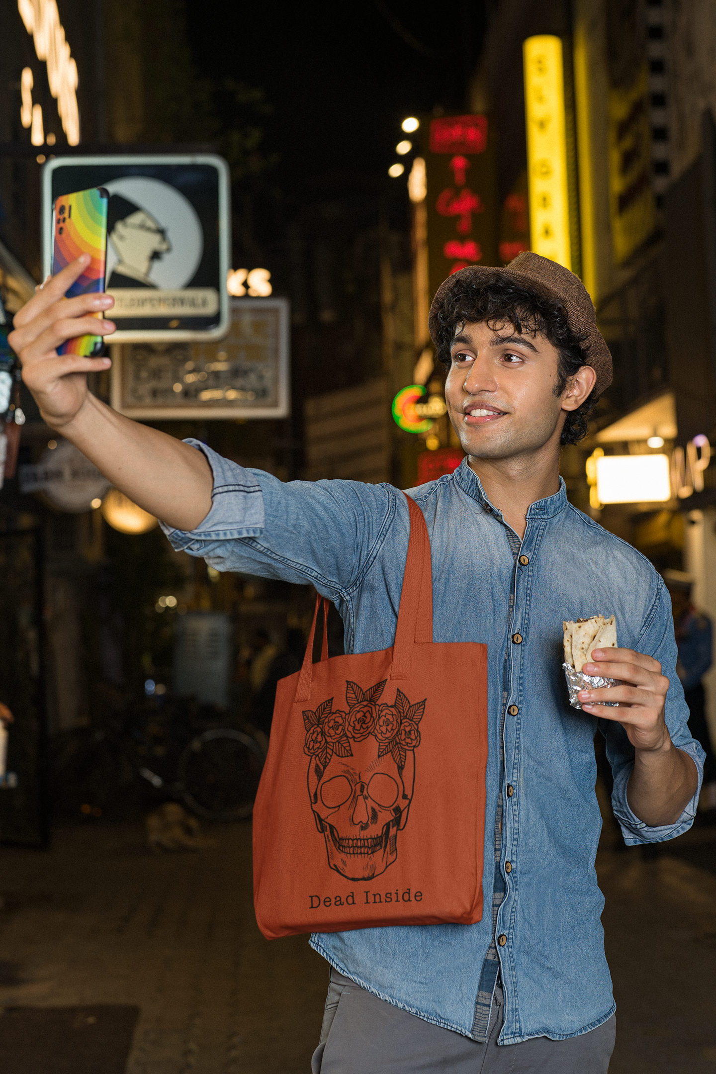 ⚫ Dead Inside – Minimal Black Edition DTF Transfer FT762