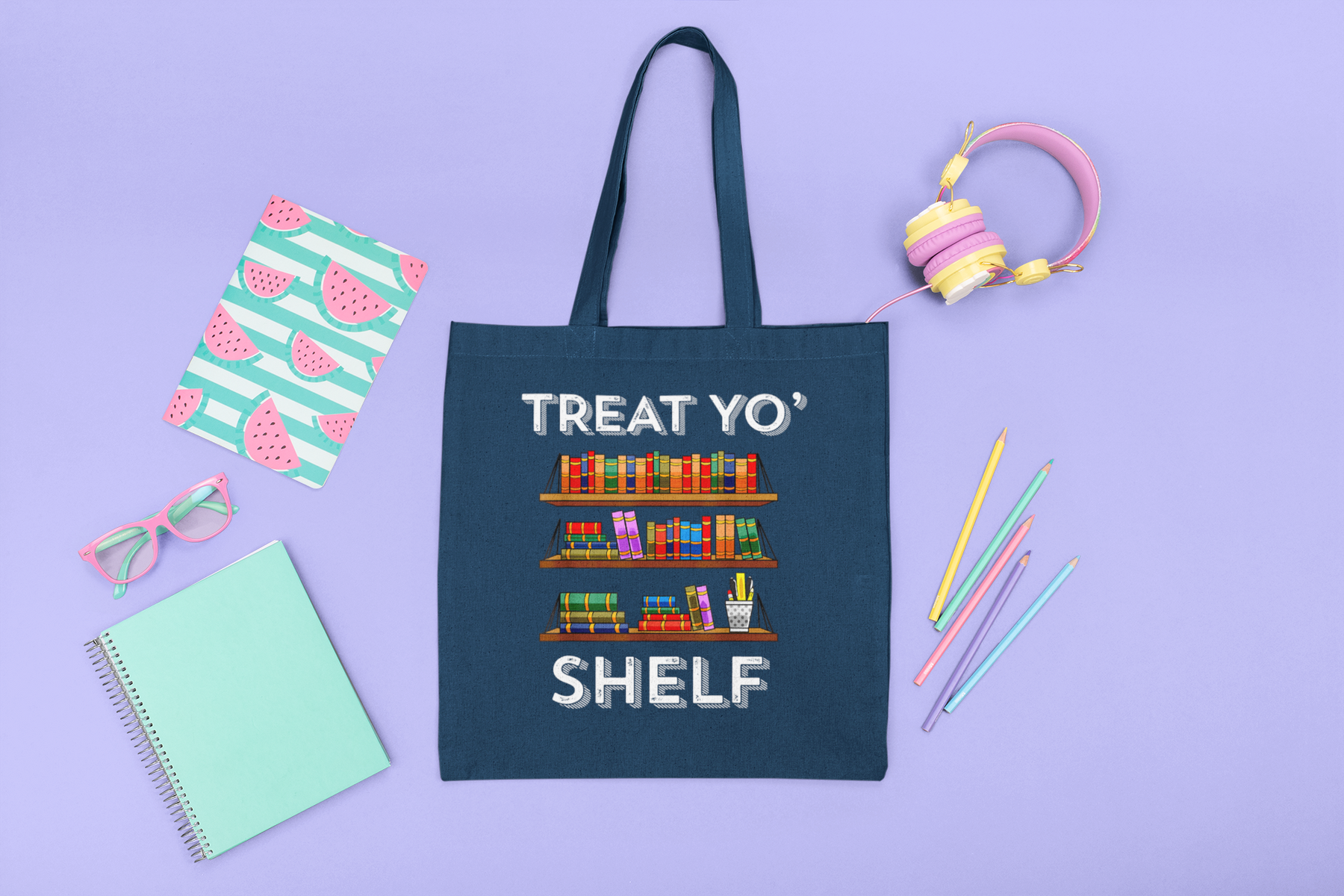 📚✨ Treat Yo’ Shelf | Teacher Humor DTF Transfer FT739