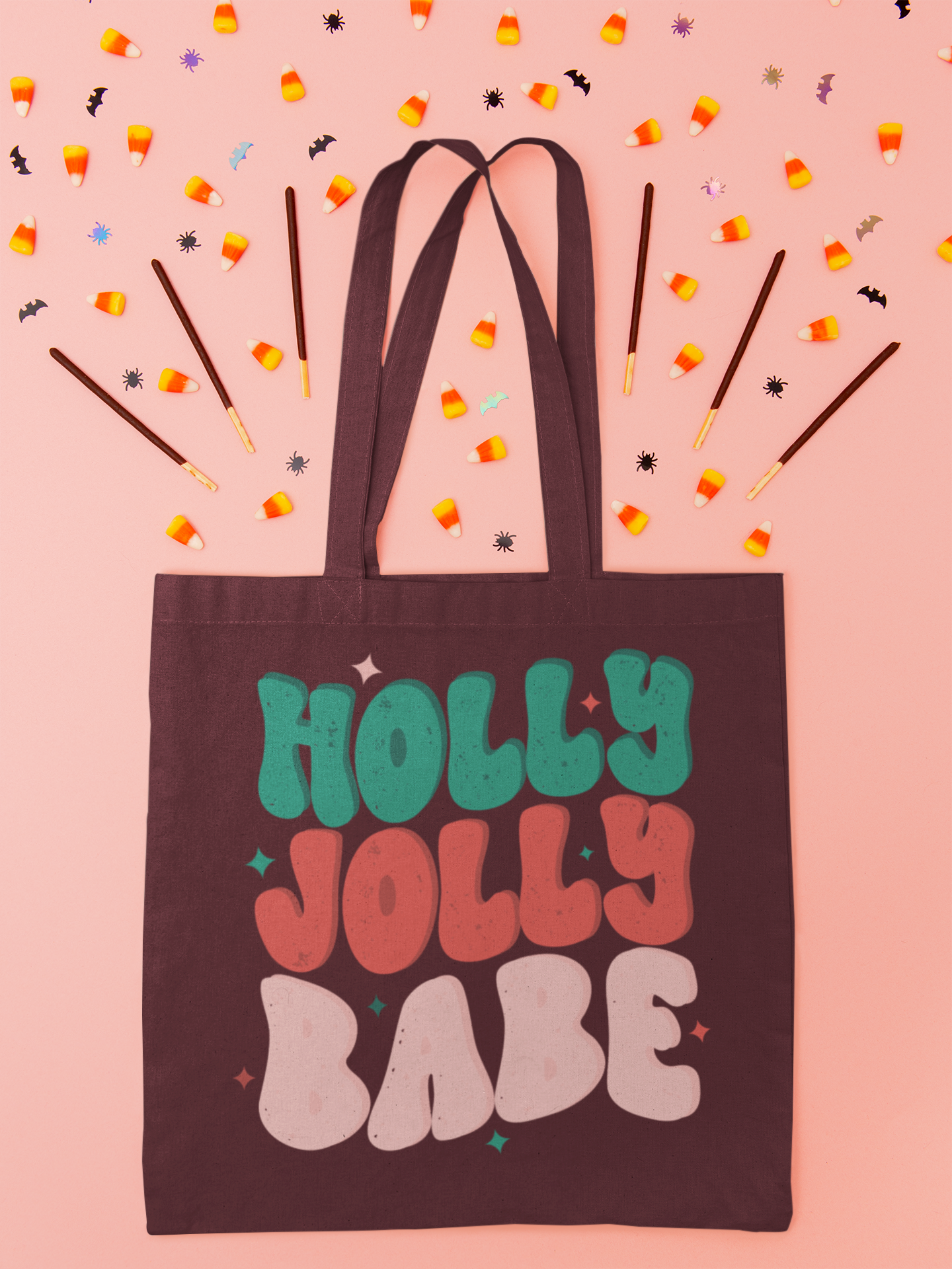 “Holly Jolly Babe” DTF Transfers Design FT479