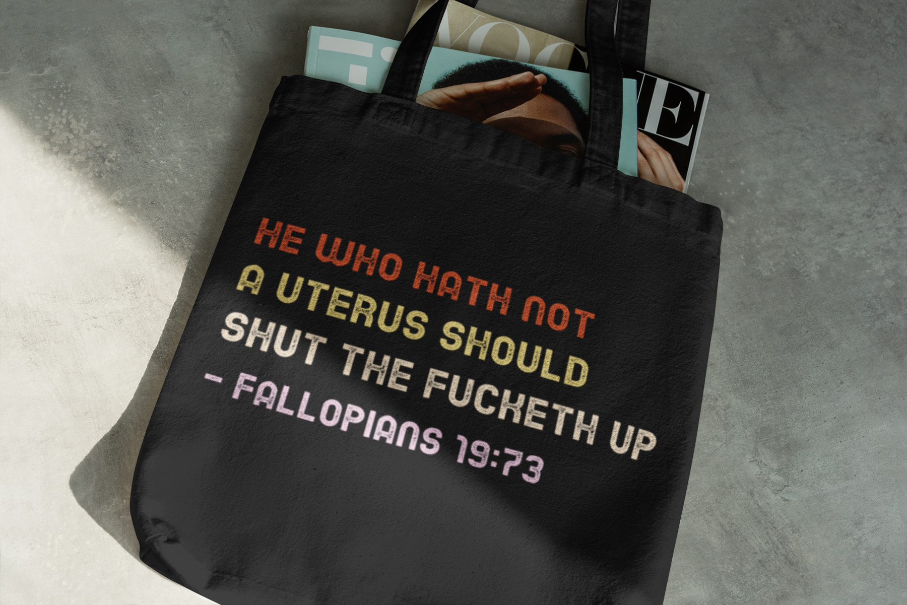 🔥 He Who Hath Not a Uterus – Historic Feminist Satire | DTF Transfer FT662