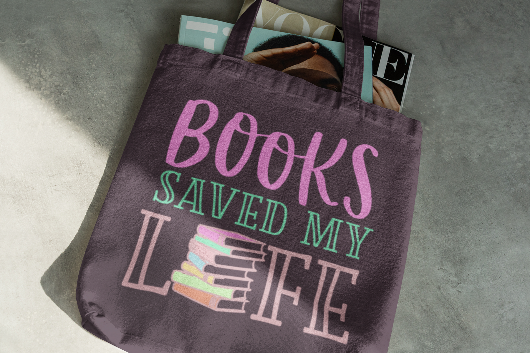 📚 Books Saved My Life  Design DTF Transfer FT396