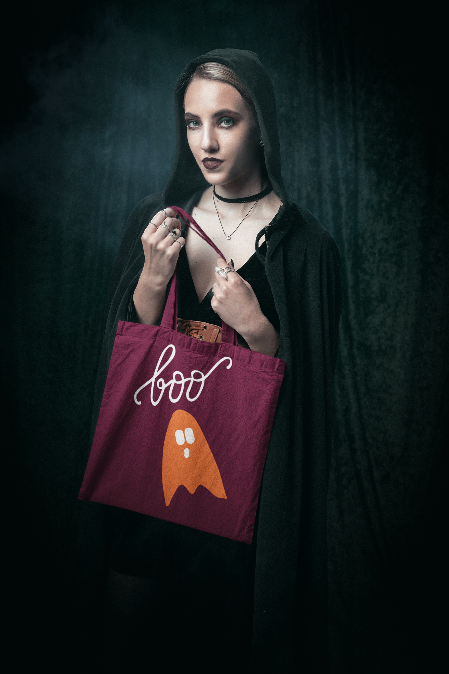 👻🧡 Boo – Minimal Ghost DTF Transfer FT631