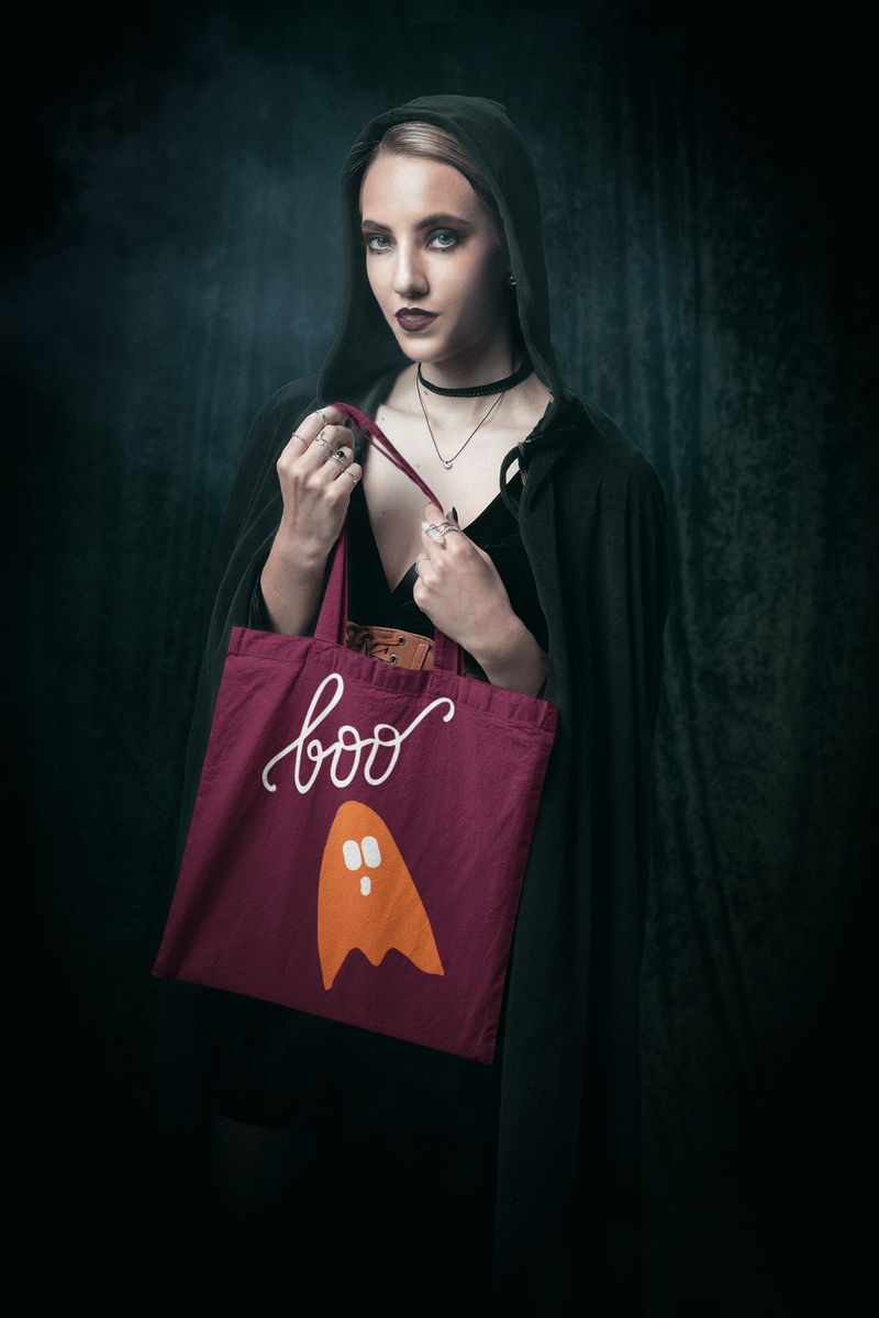 👻🧡 Boo – Minimal Ghost DTF Transfer FT631
