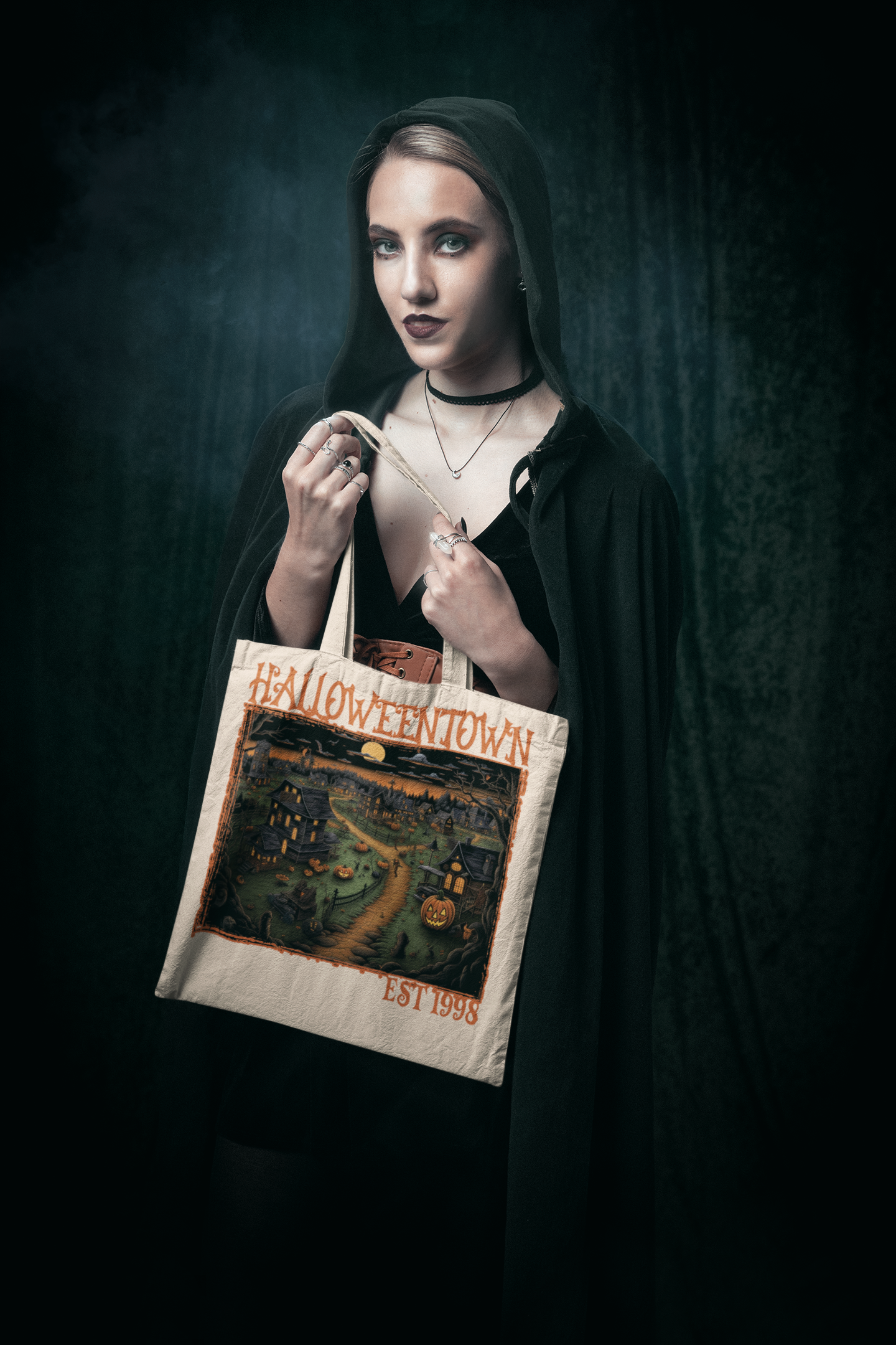 🕯️🎃 Halloween Town Art Series Est. 1998 Design DTF Transfer FT289