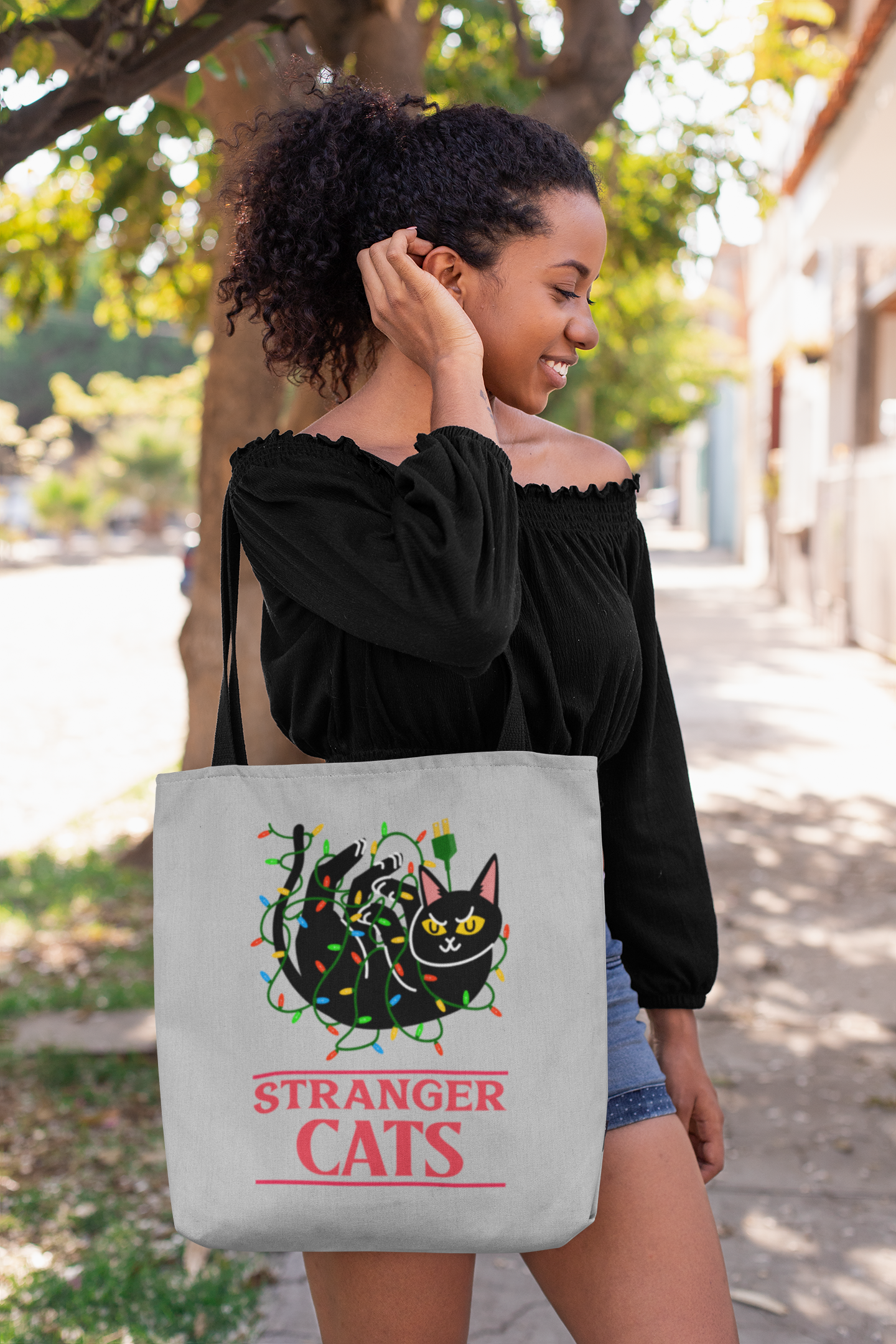 🎄🐈 Stranger Cats – Bold Holiday Chaos | DTF Transfer FT664