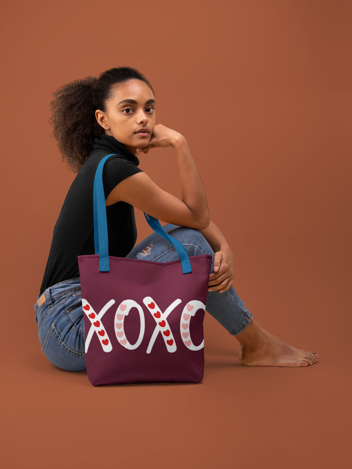 💘 XOXO Heart-Detail Design DTF Transfer FT405