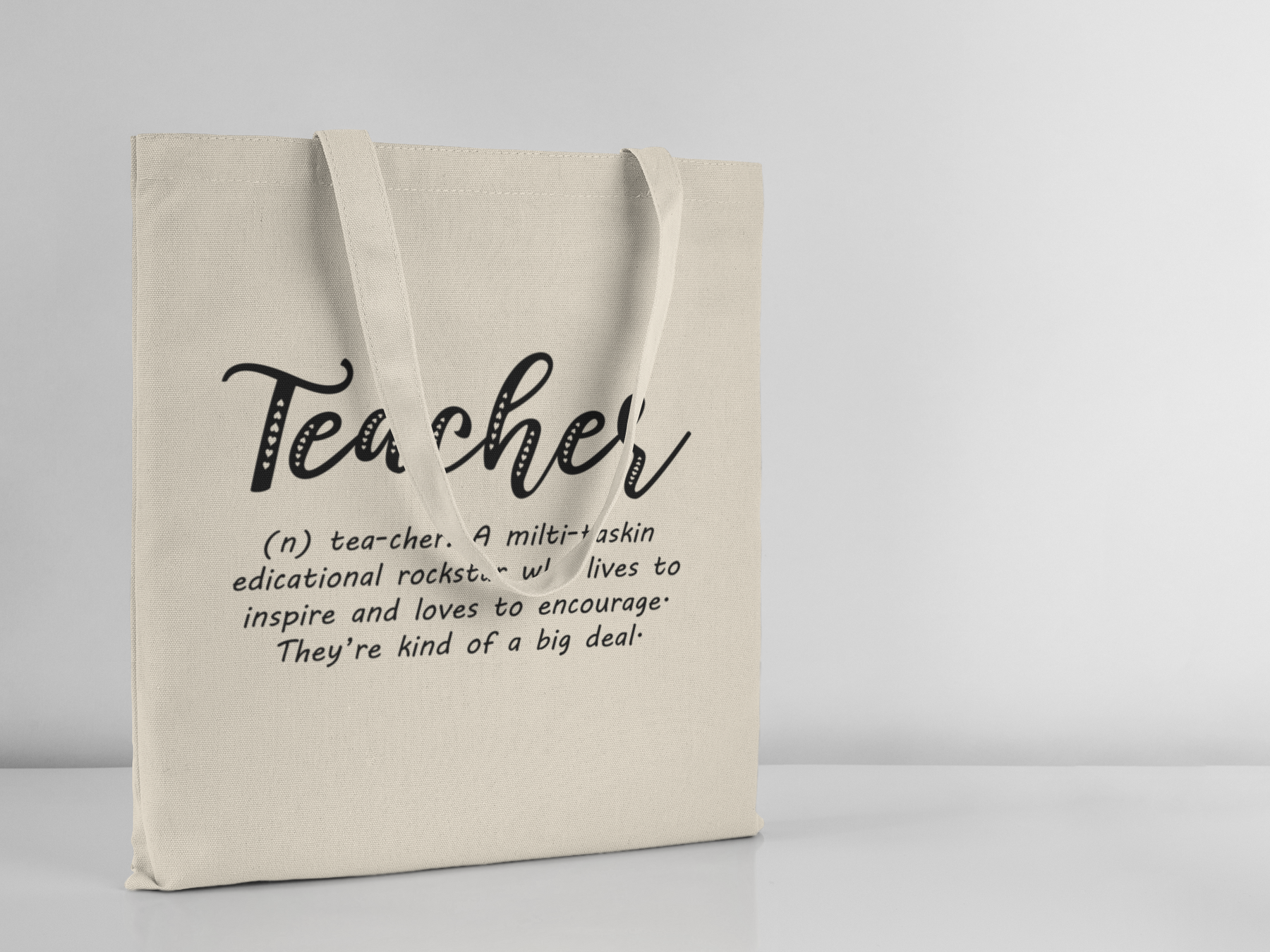 🍎 Teacher Definition Black Font DTF Transfer FT585