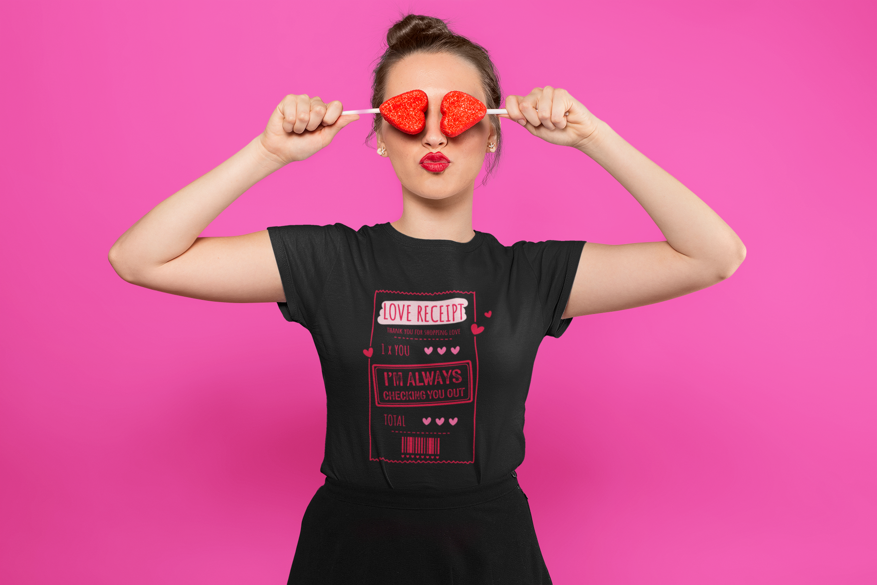 💖 Love Receipt – Valentine’s Day  | DTF Transfer FT1113