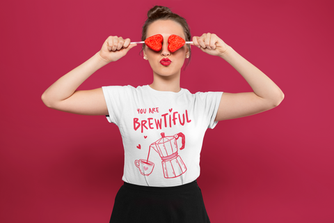 ☕💘 You Are Brewtiful – Valentine’s Day Coffee Love | DTF Transfer FT1138