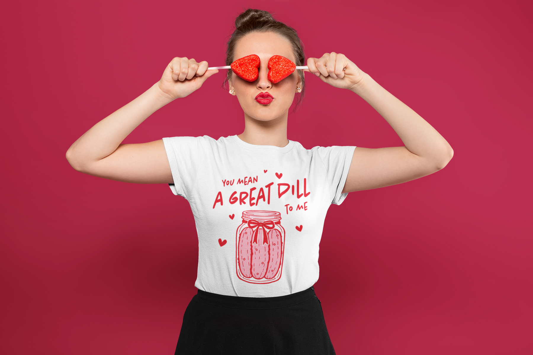 🥒💘 You Mean a Great Dill to Me – Valentine’s Day Cute Pun Love | DTF Transfer FT1140