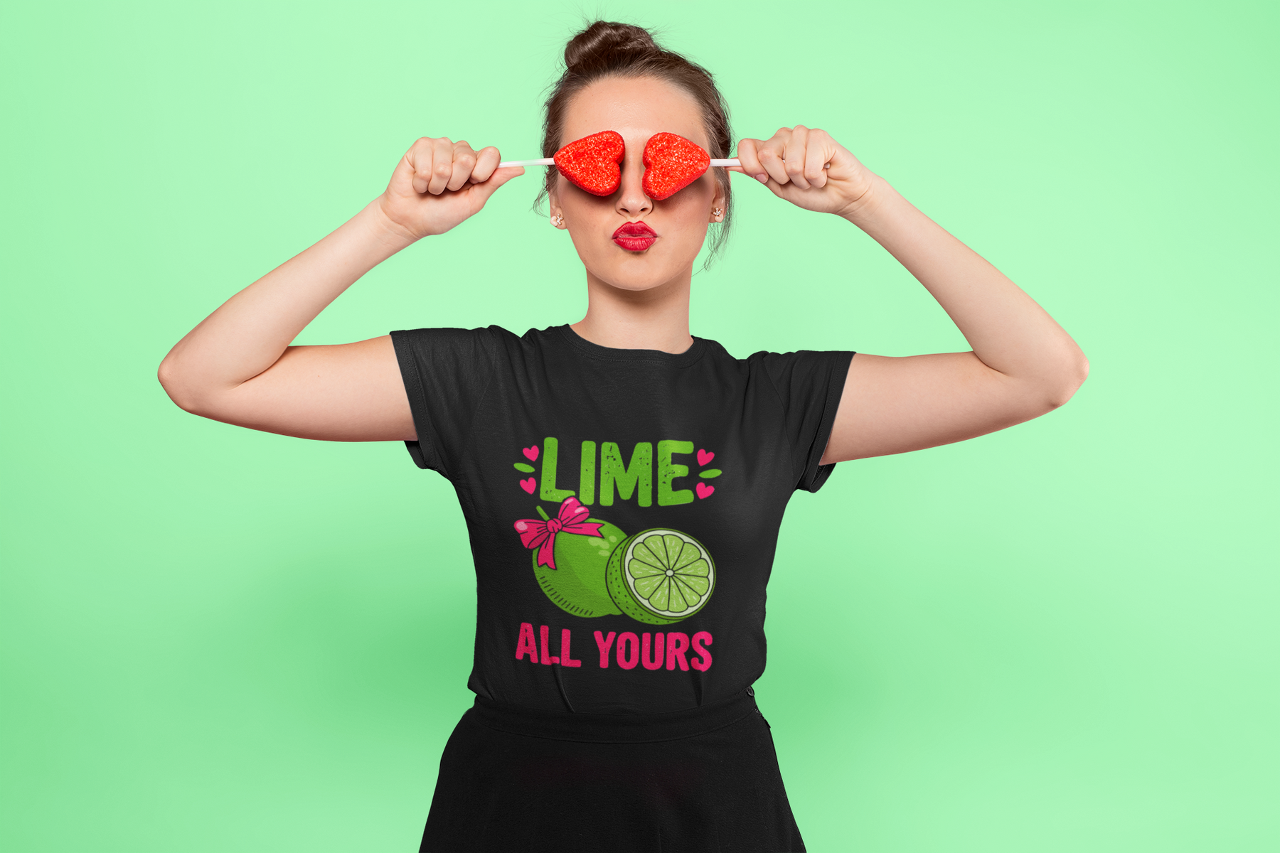 💚 Lime All Yours – Valentine’s Day | DTF Transfer FT1109