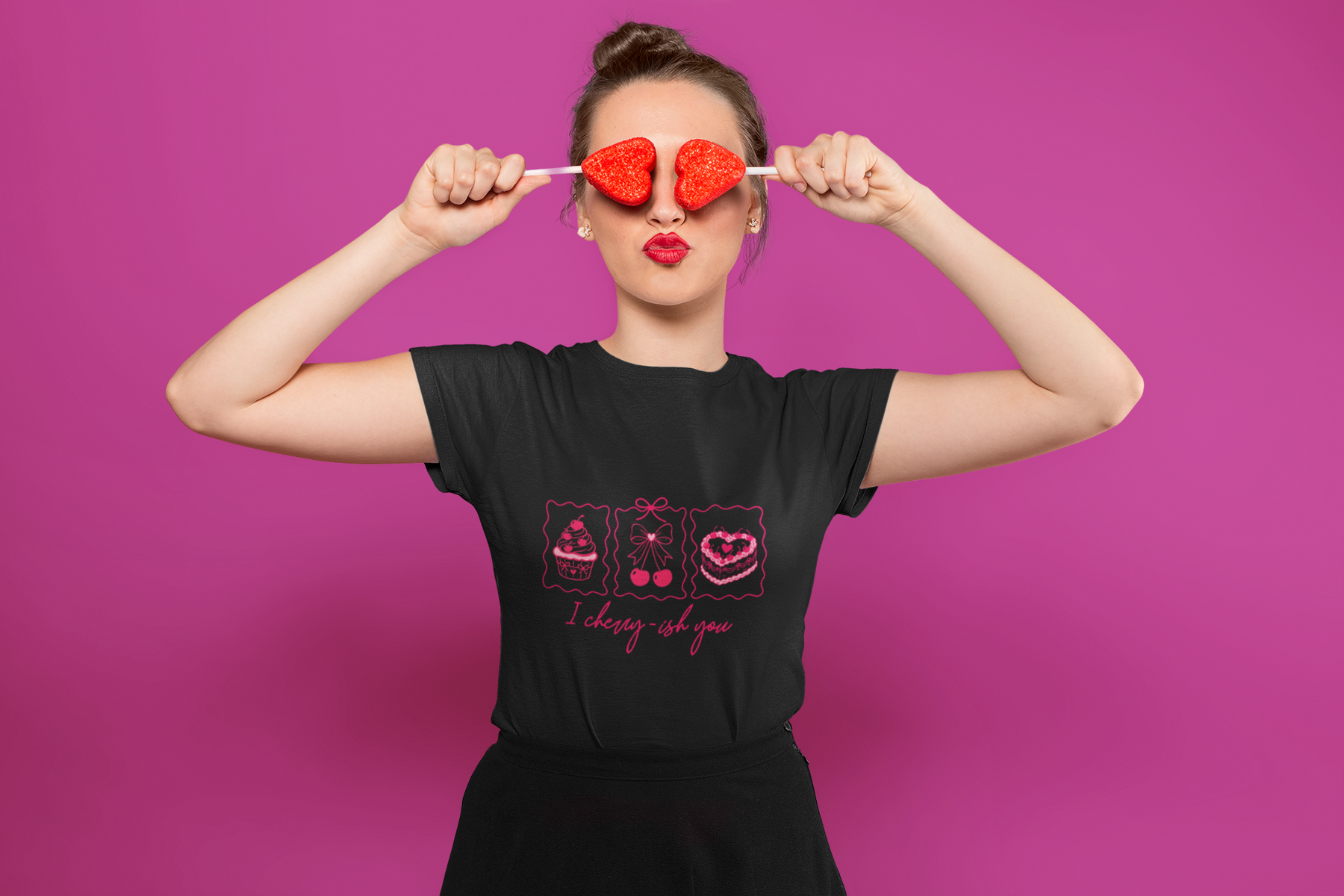 🍒 I Cherry-ish You – Valentine’s Day  | DTF Transfer FT1110